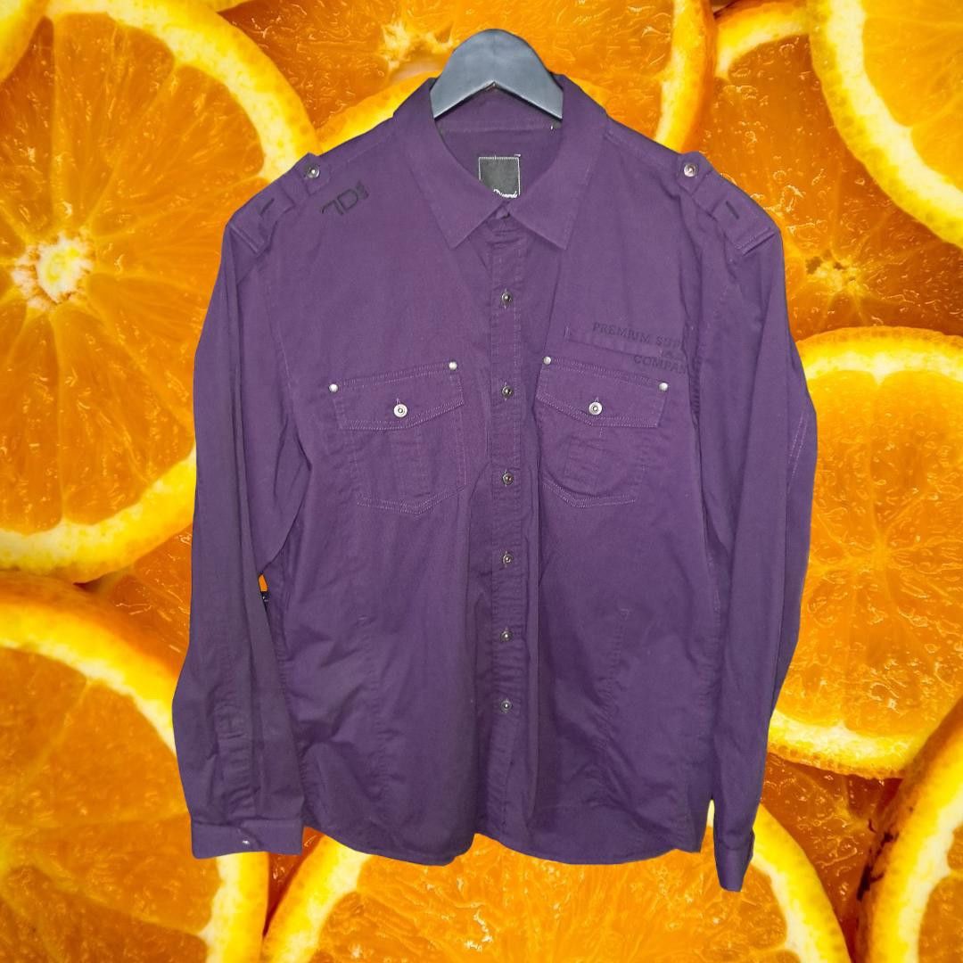 7Diamonds 7 Diamonds Purple Button up Shirt Size Large Size US L / EU 52-54 / 3 - 1 Thumbnail
