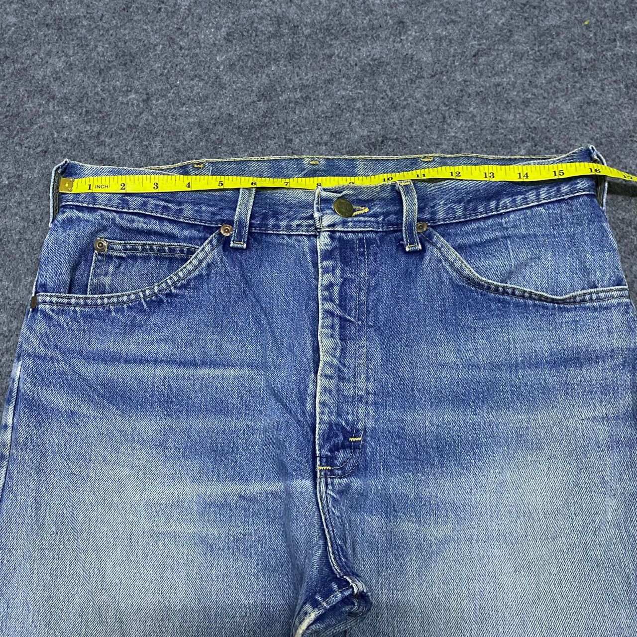 Lee 💥Best Offer💥Vintage 80s Lee Riders Distressed Denim Size US 34 / EU 50 - 6 Thumbnail