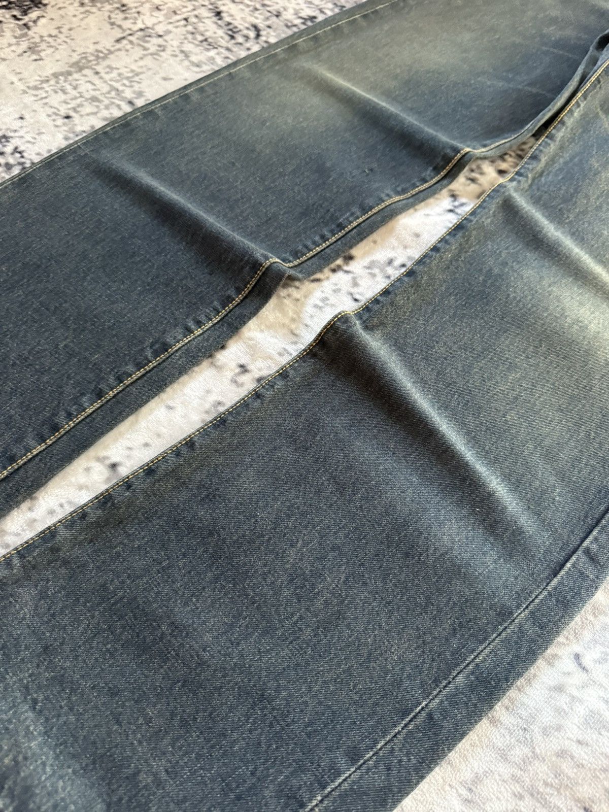 Edwin EDWIN 505 Type 1 OG Mud Wash Selvedge Loose Jeans Size US 30 / EU 46 - 10 Thumbnail