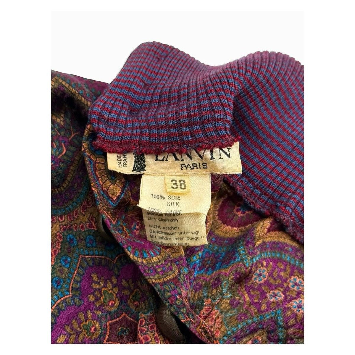 Lanvin Vintage Lanvin Silk 80’s Size S / US 4 / IT 40 - 7 Thumbnail