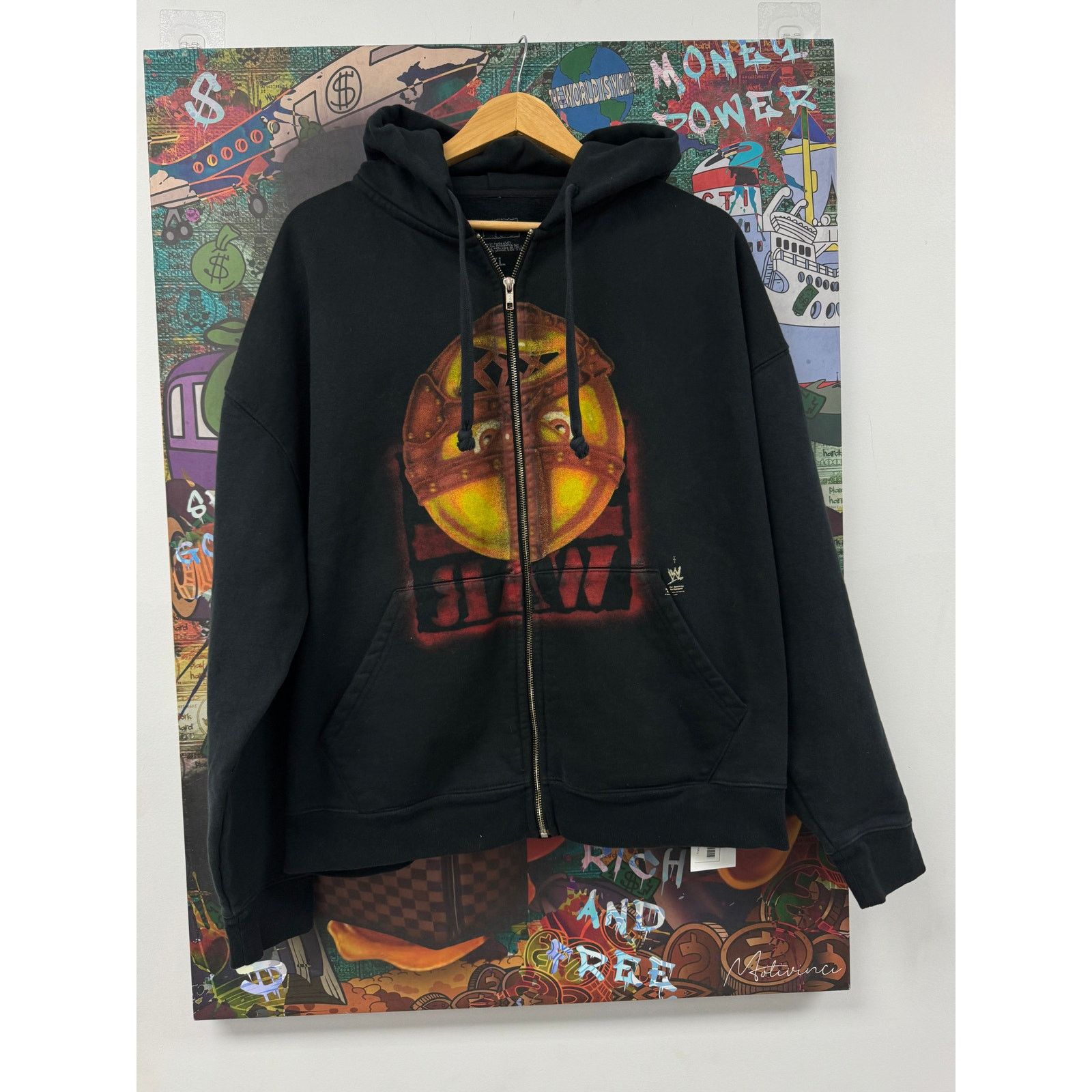 Travis Scott Travis WWE Zip Up Black New XL Size US XL / EU 56 / 4 - 1 Thumbnail