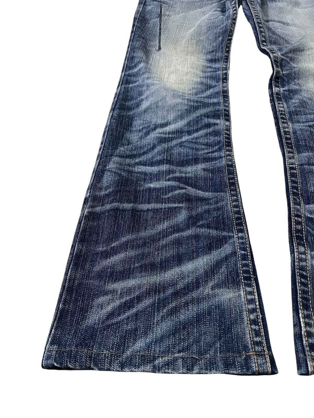 If Six Was Nine Vintage Flare Zz-First O Pinball Active Market Claw Jean Size US 30 / EU 46 - 3 Thumbnail
