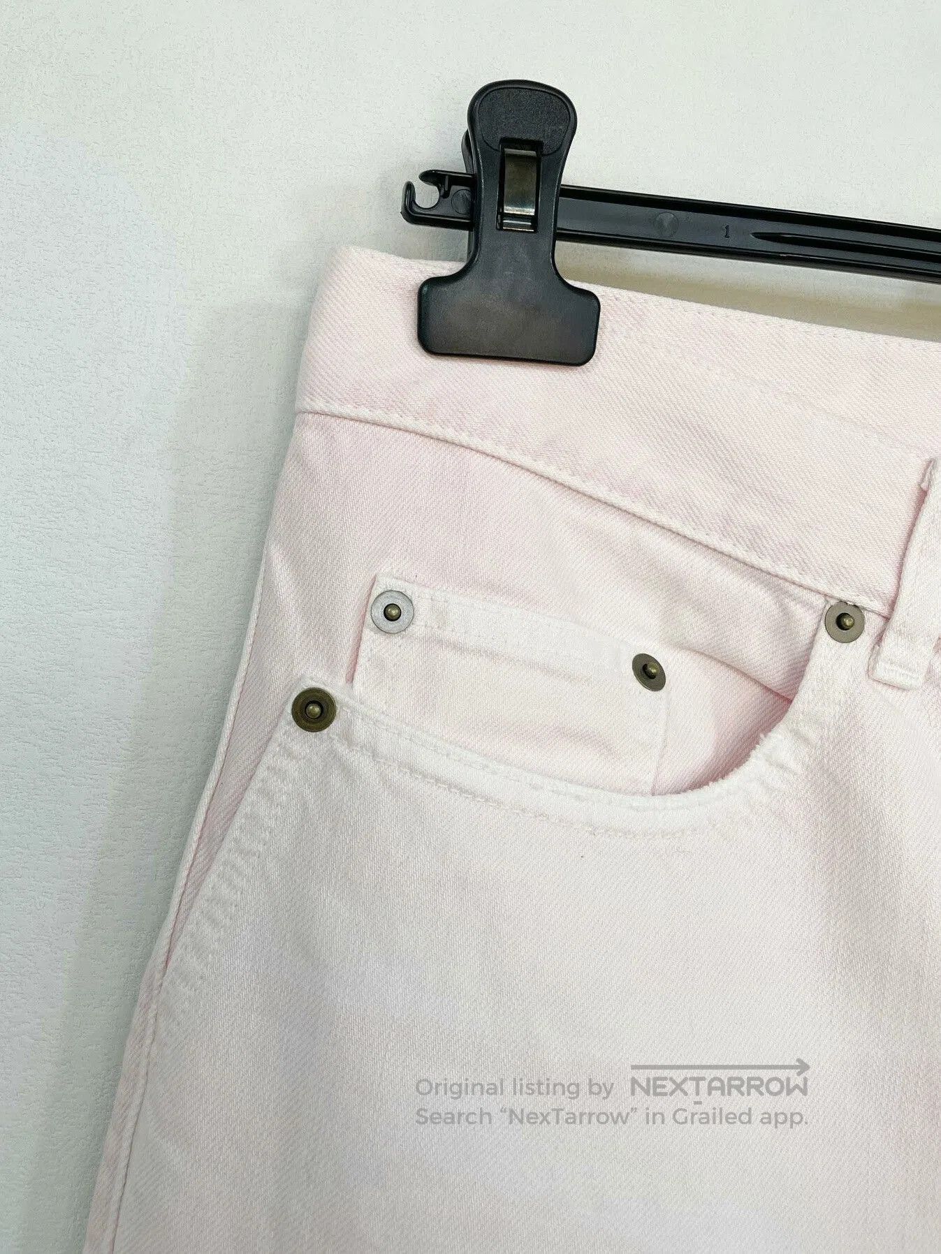 Saint Laurent Paris Saint Laurent SLP D02 Pink Denim Jeans. Size US 30 / EU 46 - 4 Thumbnail