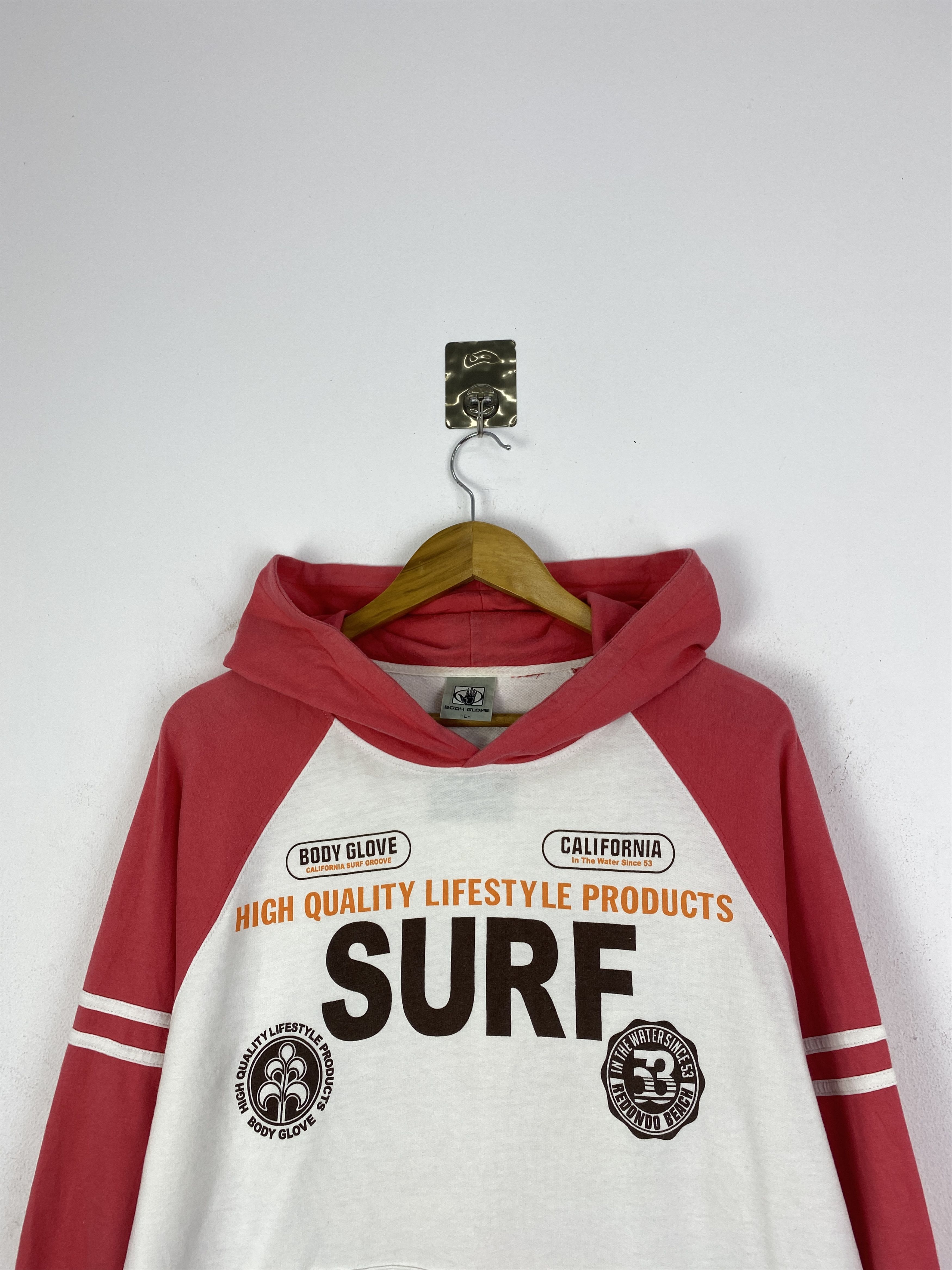 Body Glove Vintage Body Glove Surf Pullover Hoodie SH0237 Size US L / EU 52-54 / 3 - 2 Thumbnail