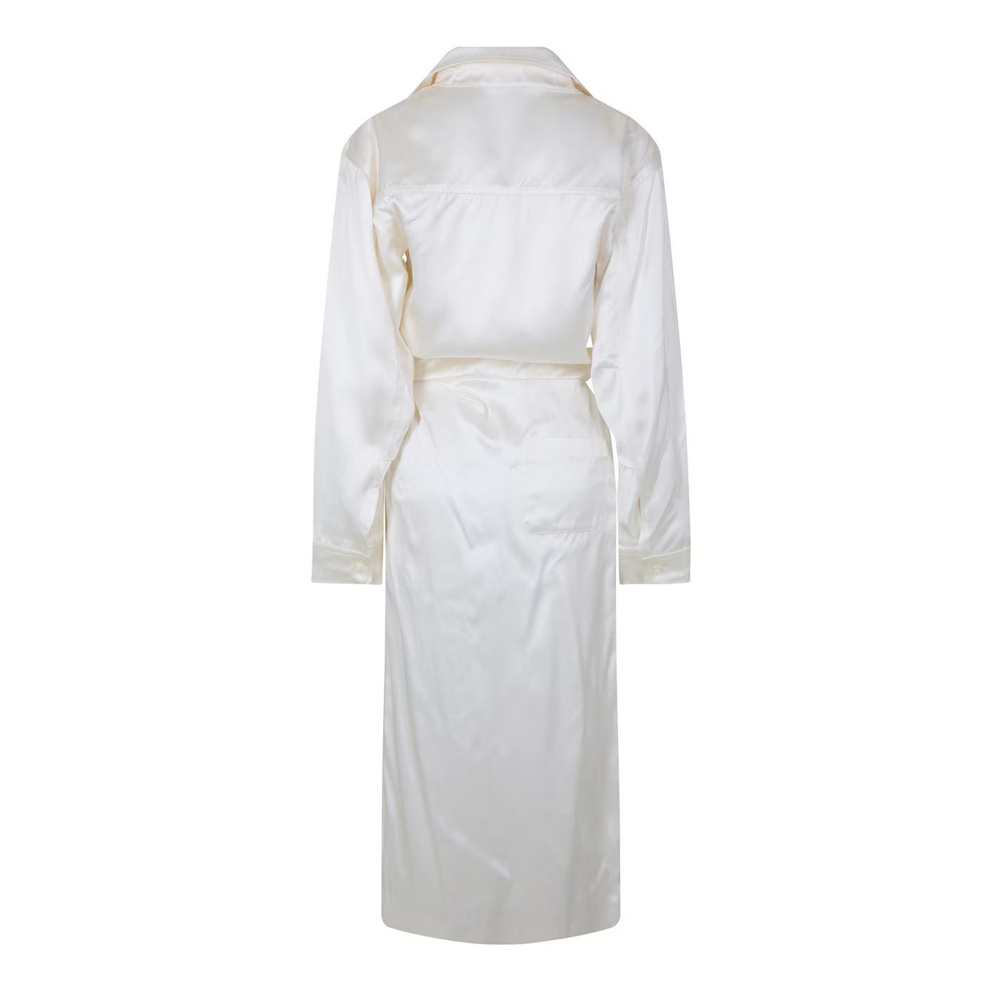 Off-White o1g2r1mq0125 Midi Dress in White Size XS / US 0-2 / IT 36-38 - 2 Thumbnail