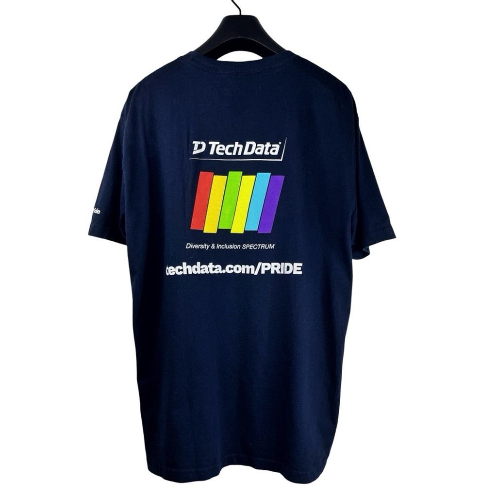 Next Level Apparel NEXT LEVEL D TECH DATA COMPANY Men's Navy Graphic T-shirt XL Size US XL / EU 56 / 4 - 4 Thumbnail