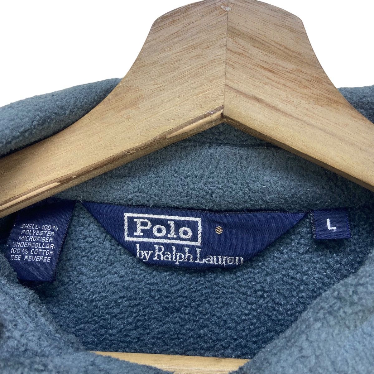 Polo Ralph Lauren Vintage Polo by Ralph Lauren YKK USA Fleece Jacket Size US L / EU 52-54 / 3 - 15 Thumbnail
