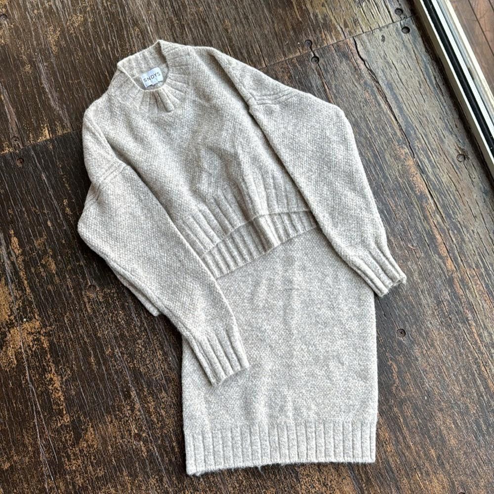 Designer NWOT SNDYS Late Lunch Sweater Cropped Stone XS Size XS / US 0-2 / IT 36-38 - 6 Thumbnail
