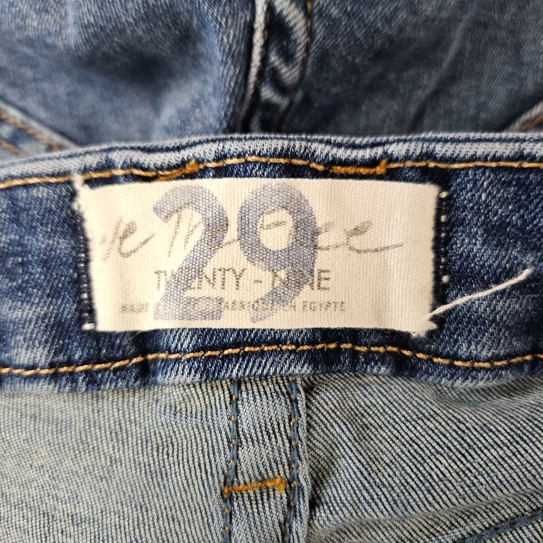 Vintage We The Free Krissy Skinny Jeans Sz 29 Blue Mid Rise Medium Wash Womens Denim Jeans Size 29" - 7 Thumbnail