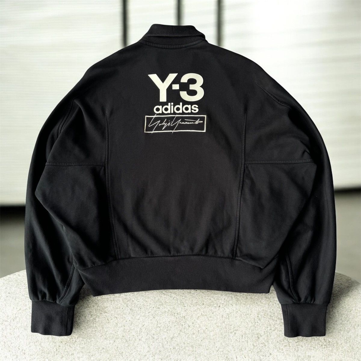 Yohji Yamamoto Y-3 Yohji Yamamoto x Adidas Half Zipper Crewneck Size US S / EU 44-46 / 1 - 1 Thumbnail