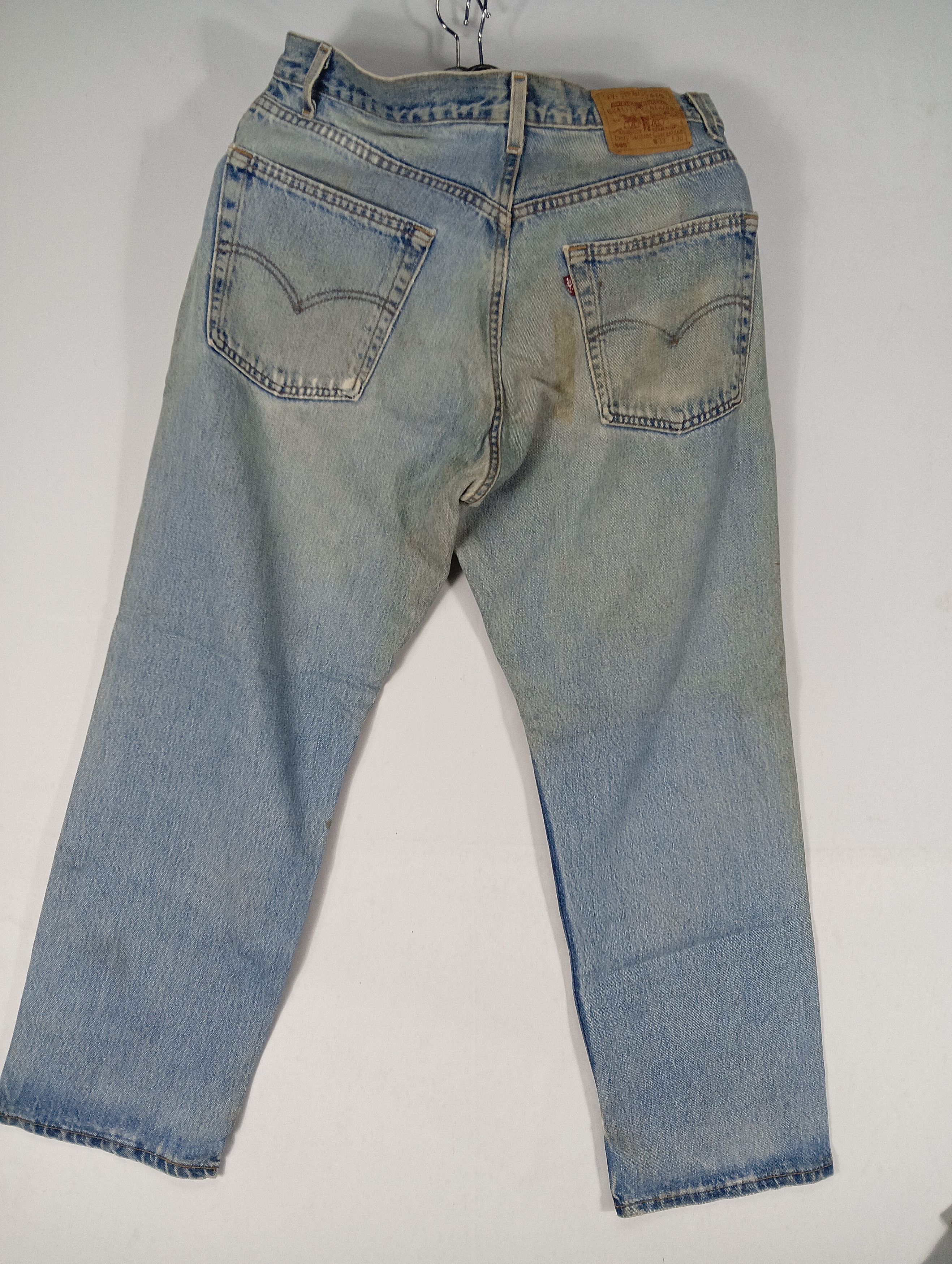Levi's Vintage Clothing vintage levis 569 made in USA DISTRESSED RARE Size US 34 / EU 50 - 9 Thumbnail