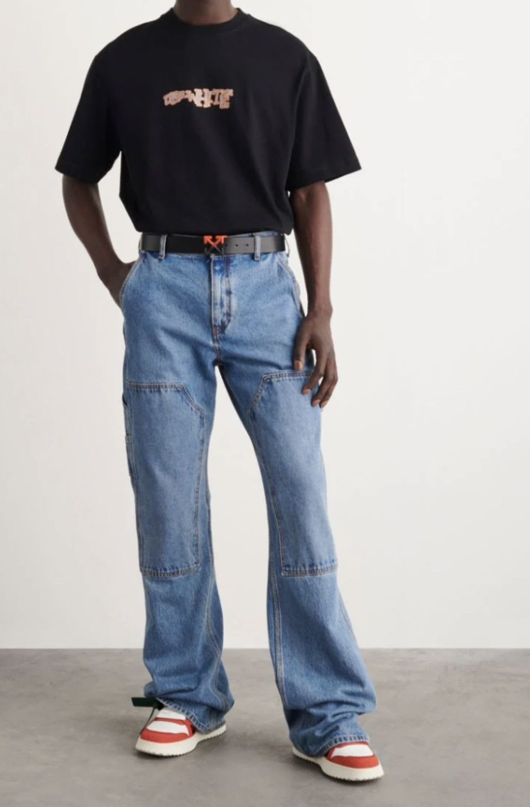 Off-White × Virgil Abloh Off-White Carpenter Jeans Size US 31 - 1 Thumbnail