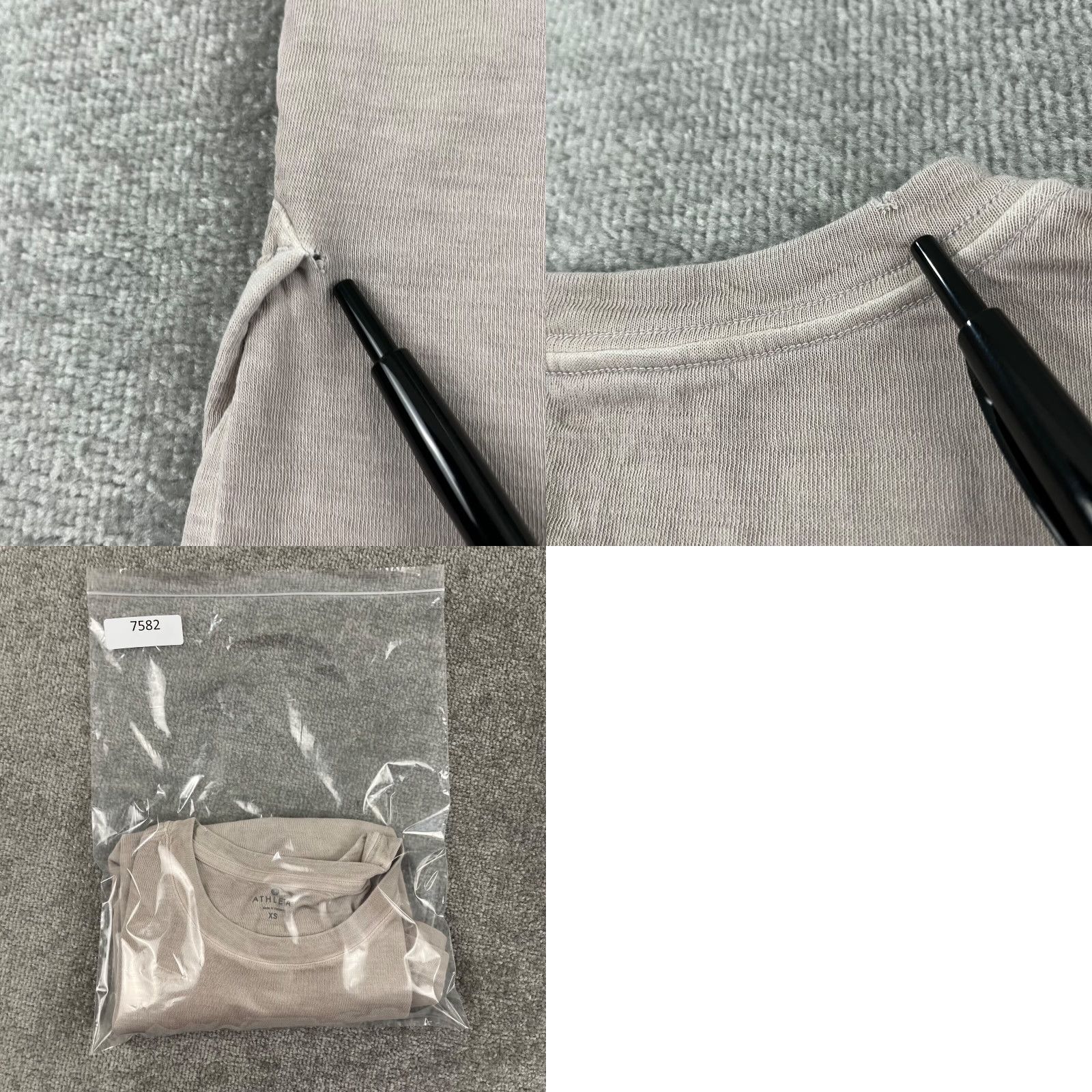 Athleta VINTAGE Athleta Shirt Womens XS Brown Crewneck Pullover Short Sleeve Basic Casual Tee Size XS / US 0-2 / IT 36-38 - 8 Thumbnail