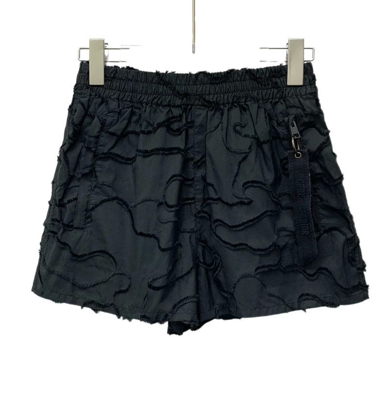 Dior Dior Black irregular lace casual shorts 2506-Nextarrow Size US 34 / EU 50 - 1 Thumbnail