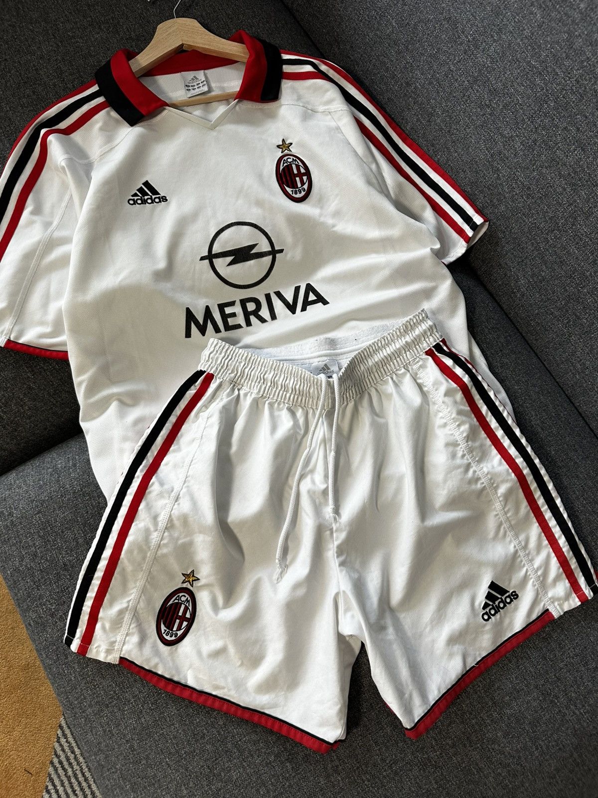 Adidas Vintage Adidas Milan 2003/2004 Size US XL / EU 56 / 4 - 2 Thumbnail