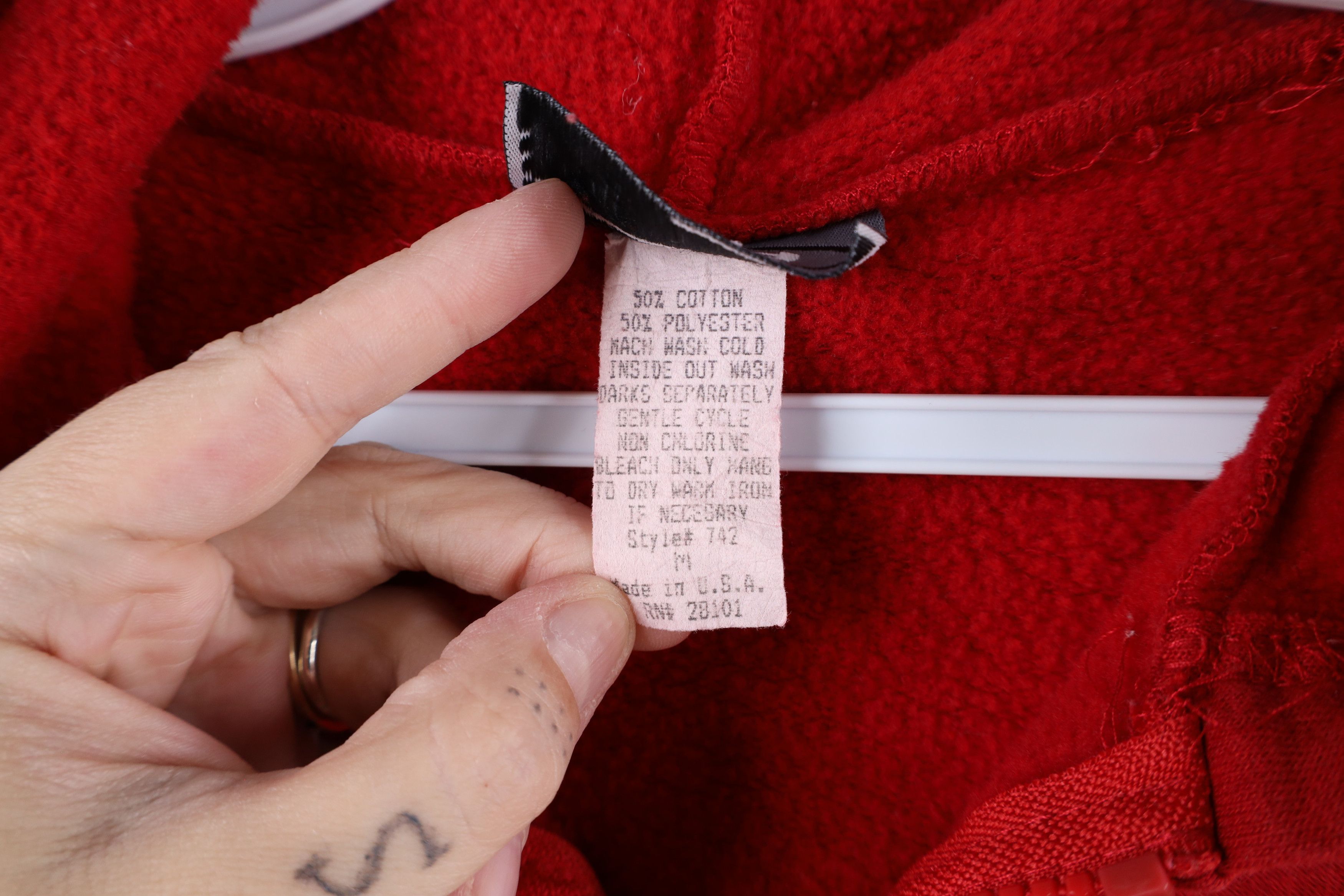 Vintage Vintage 90s Y2K Streetwear Naughty Full Zip Hoodie USA Size M / US 6-8 / IT 42-44 - 5 Thumbnail
