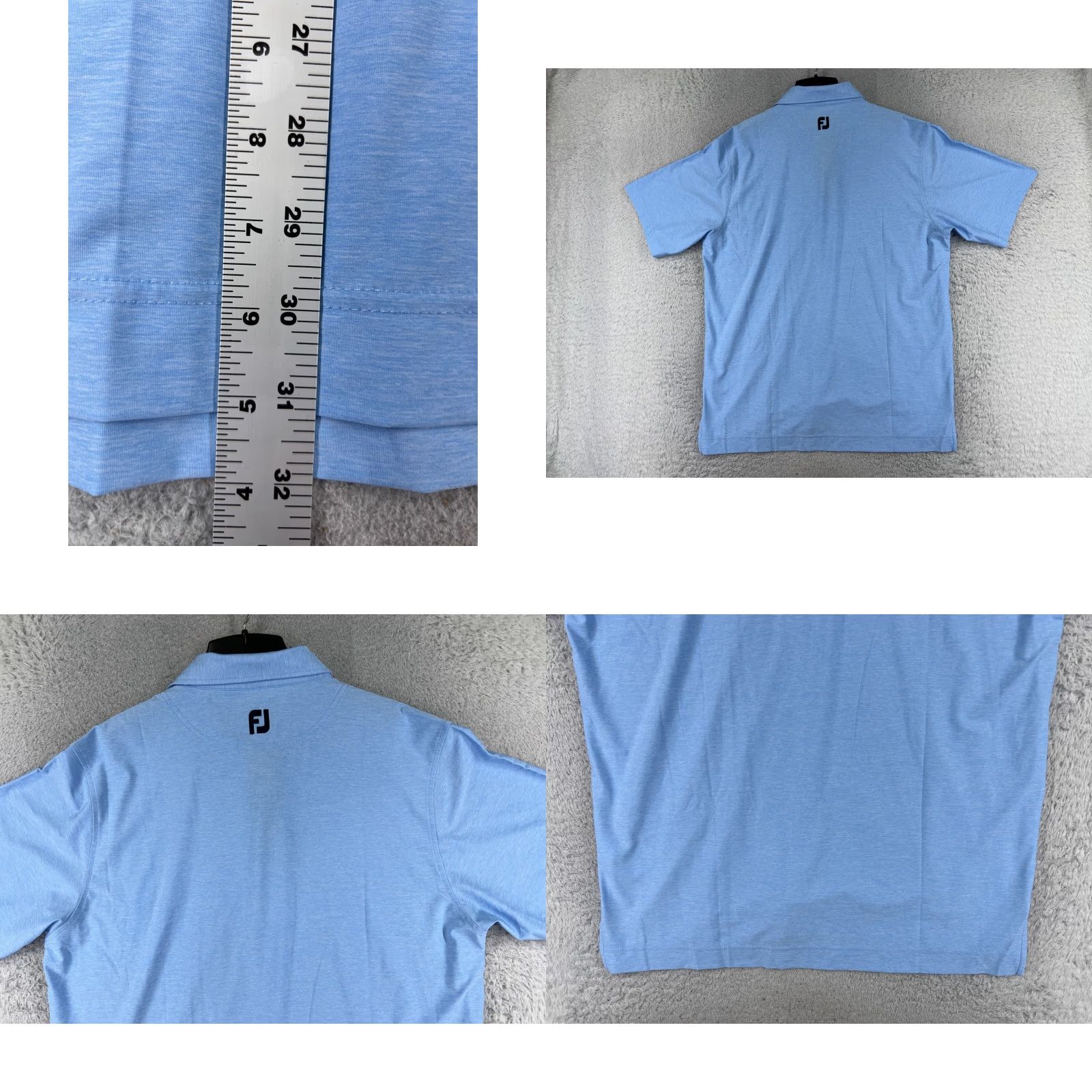 Footjoy FootJoy Polo Shirt Mens Large Blue Golf FootJoy FJ Polo Shirt Logo Golfing Driving Range Mens Size US L / EU 52-54 / 3 - 9 Thumbnail