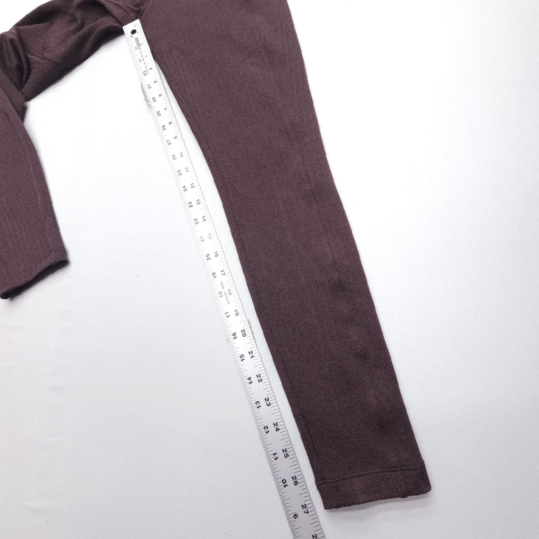 Athleta VINTAGE Athleta Delancey Herringbone Tight XS Brown Leggings Women Activewear Gym & Training High Rise Stretch Size ONE SIZE - 4 Thumbnail