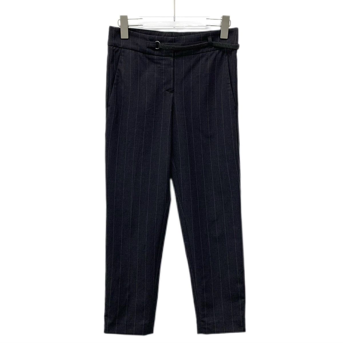 Brunello Cucinelli Brunello Cucinelli Striped Wool Casual Dress Pants K26WX Size 26" / US 2 / IT 38 - 1 Thumbnail