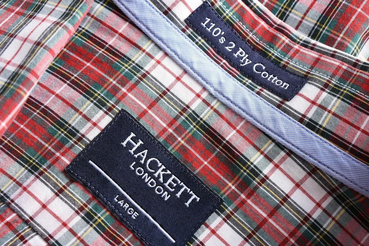 Hackett Hackett London Plaid Check Long Sleeve Shirt Size US L / EU 52-54 / 3 - 4 Thumbnail