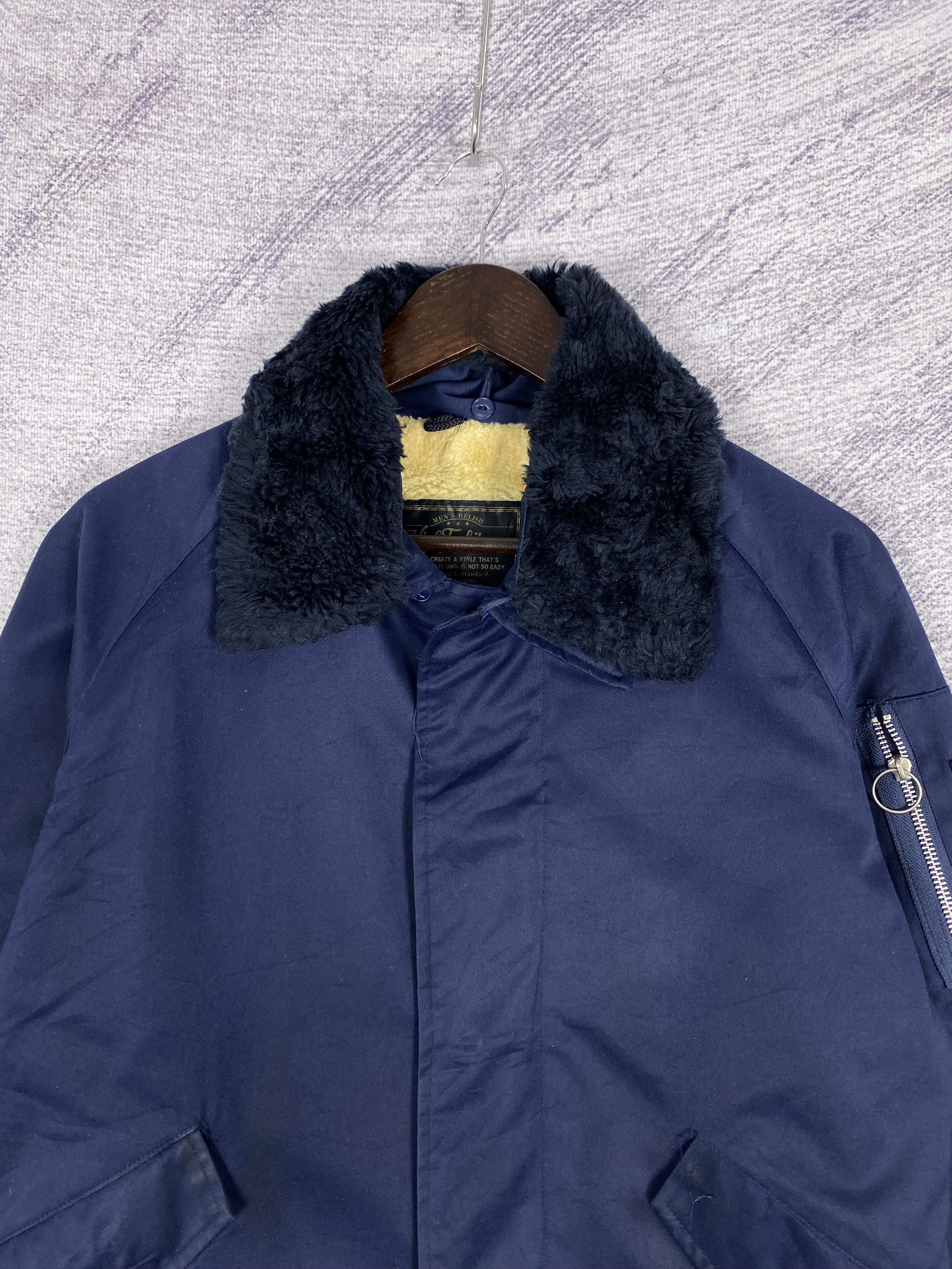 Japanese Brand Vintage High Tachibana Fleece Lining Bomber Jacket Size US S / EU 44-46 / 1 - 2 Thumbnail