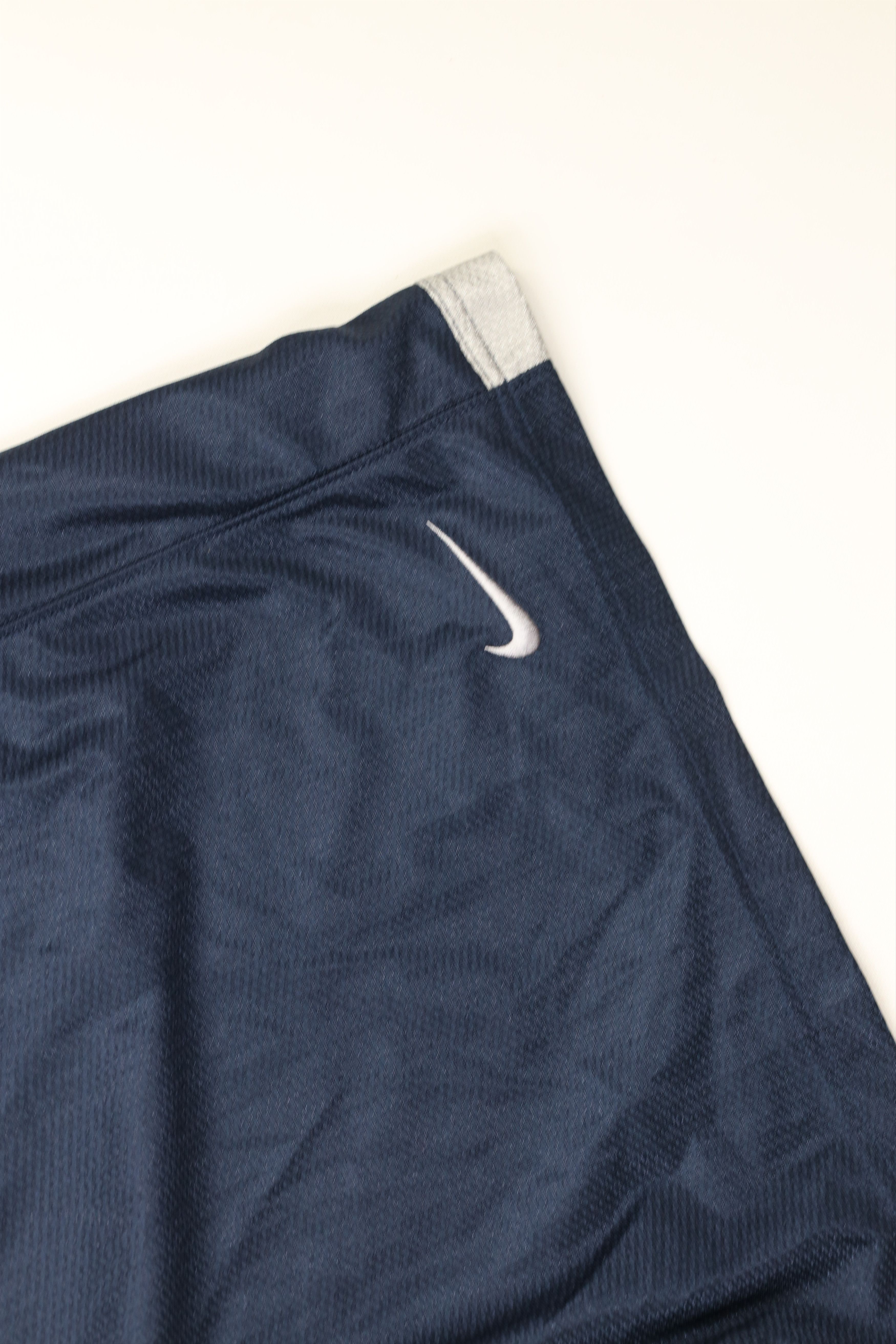 Nike × Vintage Vintage Nike Mini Swoosh Gym Basketball Shorts Navy Blue Size US 40 / EU 56 - 5 Thumbnail