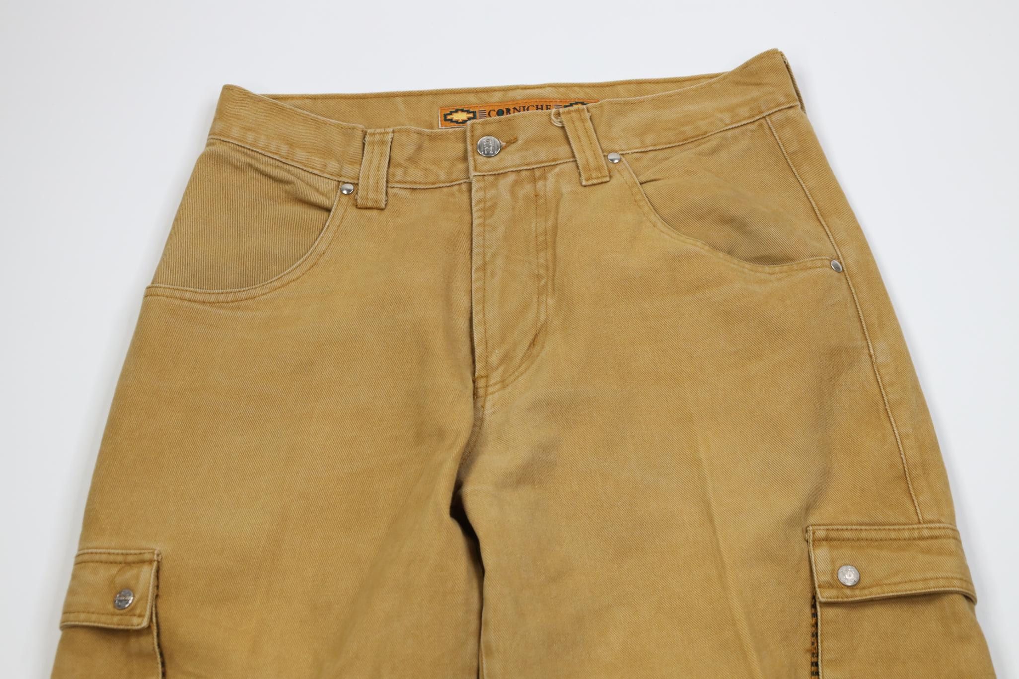Vintage Vintage 90s Streetwear Big Pocket Skateboard Cargo Jeans Size US 32 / EU 48 - 2 Thumbnail