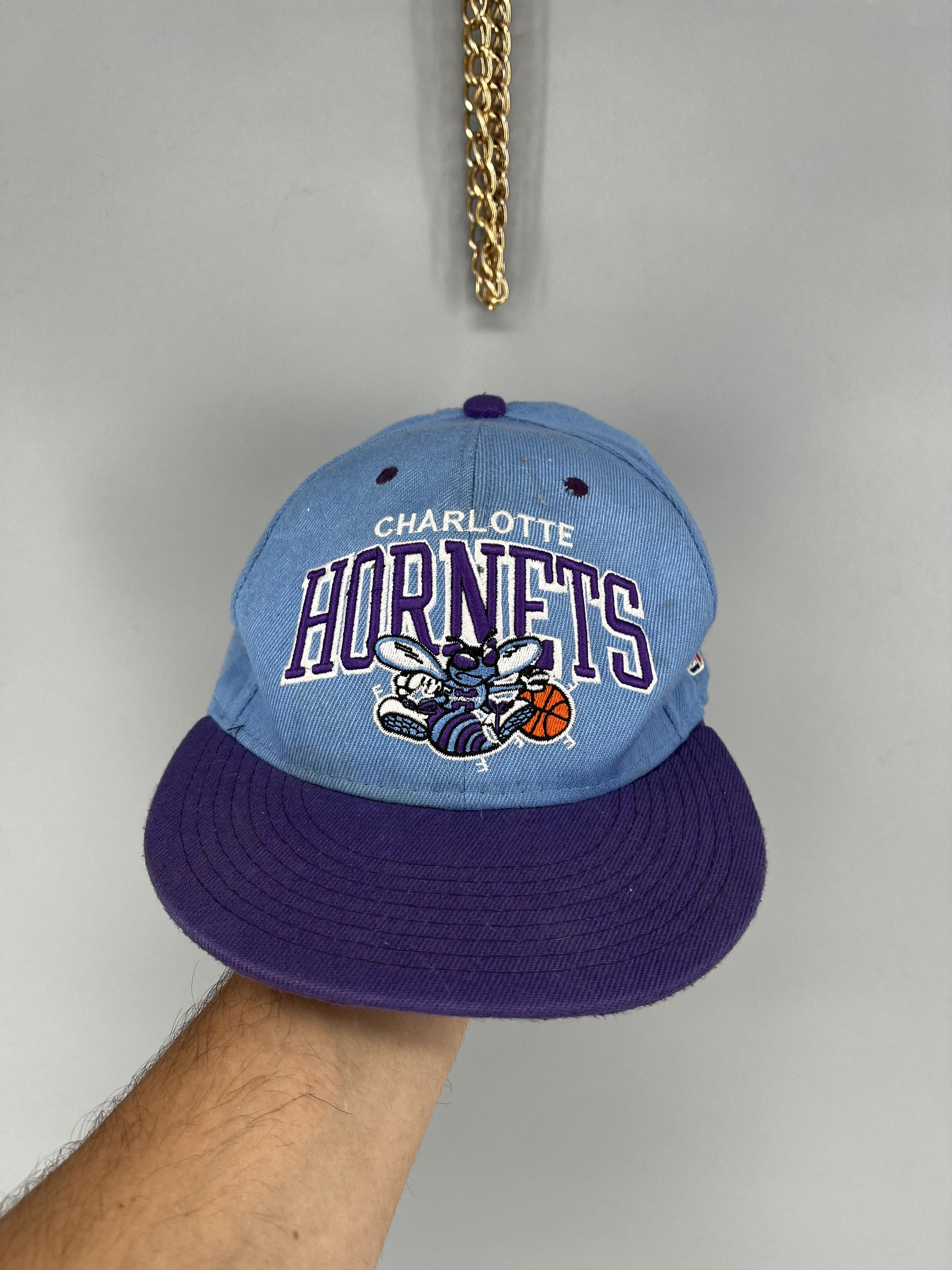 NBA NBA Charlotte Hornets Snapback Hat Adidas Retro Hardwood Size ONE SIZE - 1 Thumbnail