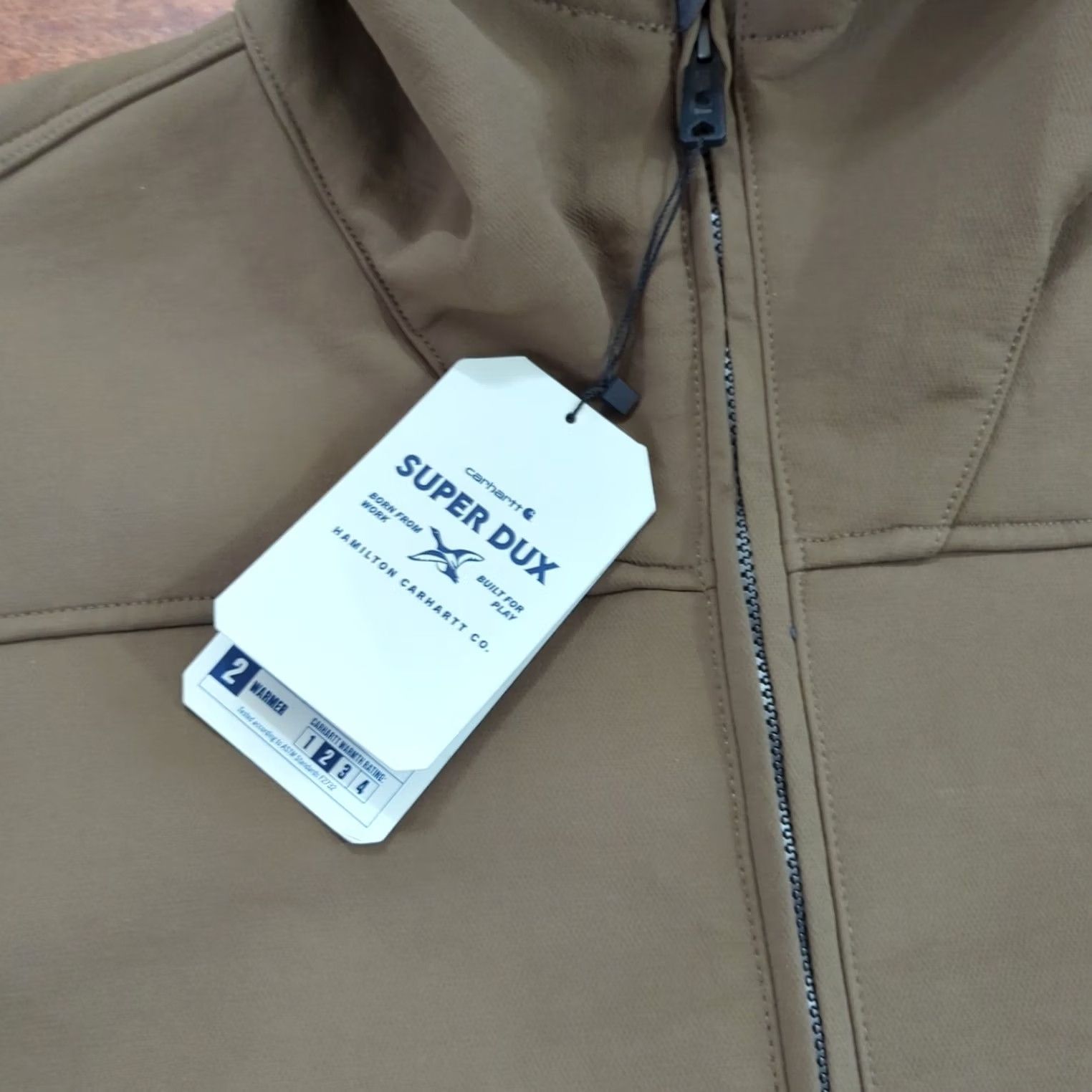 Carhartt Carhartt Coat Jacket Rain Defender Super Dux Brown Men XXL 2XL Hooded Relaxed Jacket Size US XXL / EU 58 / 5 - 4 Thumbnail