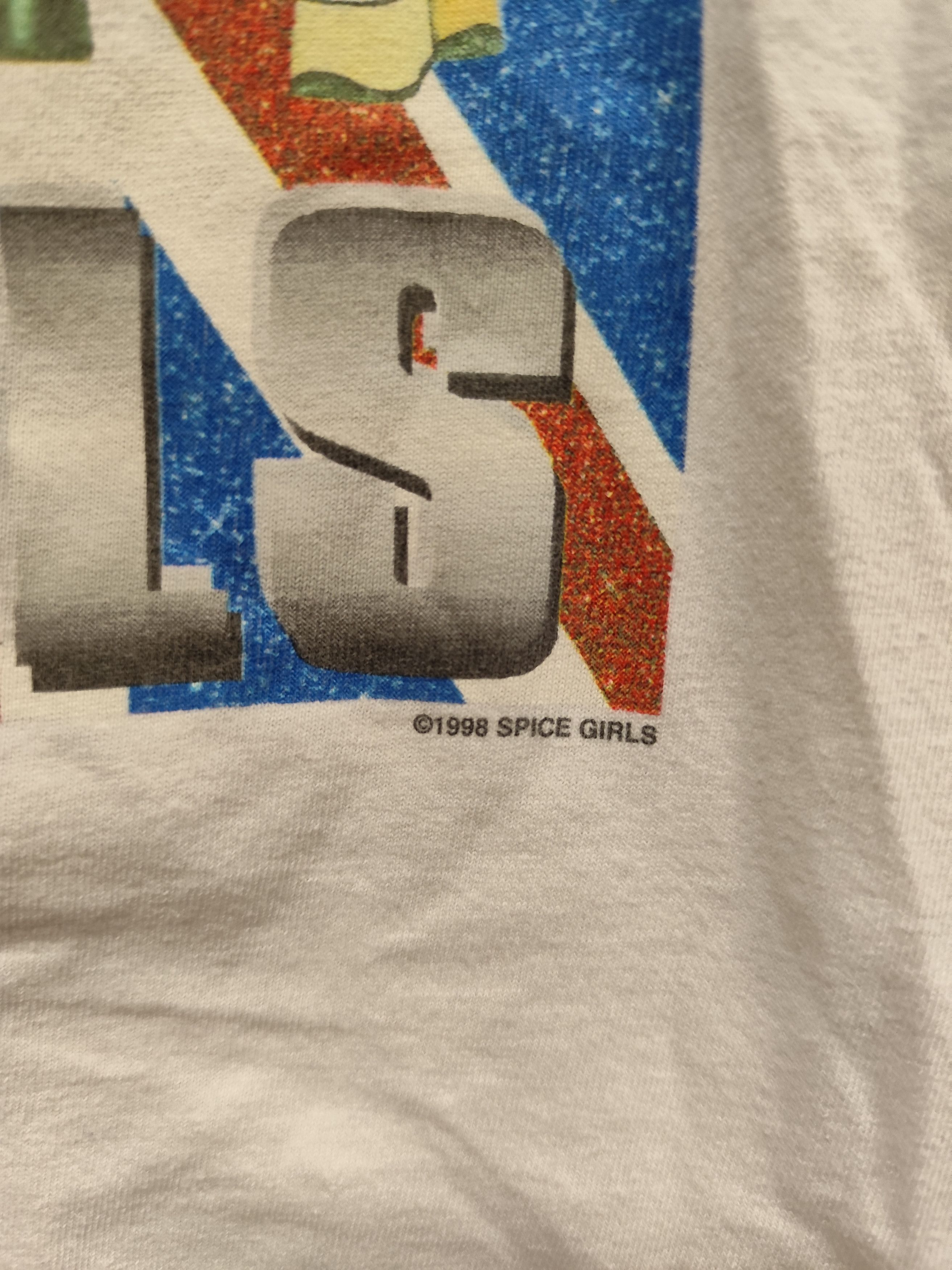 Vintage 1998 spice girls tour tee