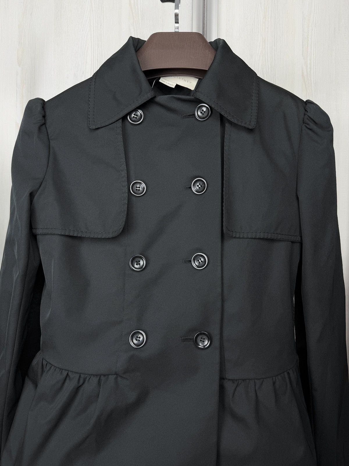 Stella McCartney Stella McCartney Iconic Black Double-Breasted Short Coat Size S / US 4 / IT 40 - 3 Thumbnail