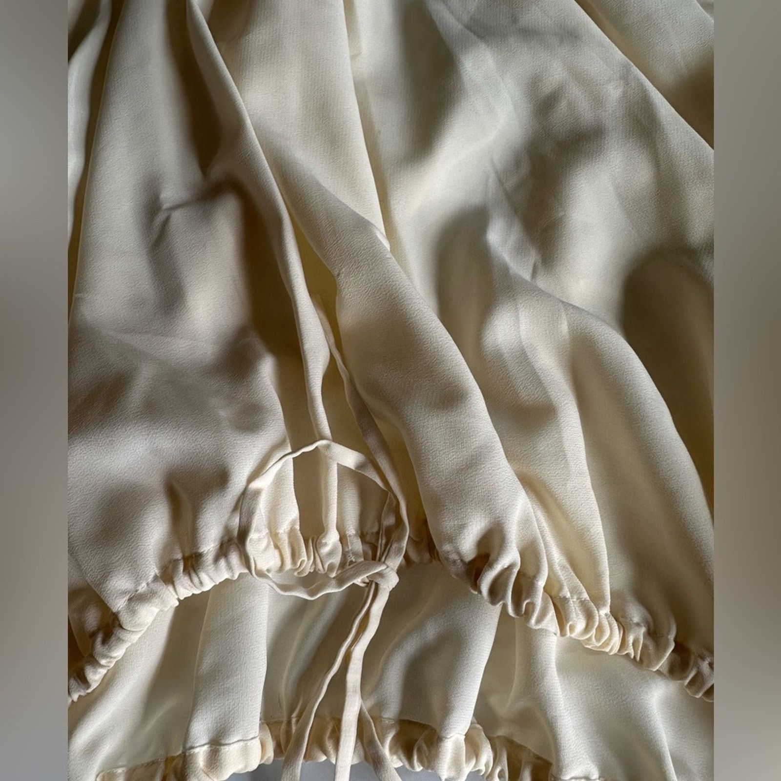 & Other Stories Robbie & Nikki Cream Peasant Blouse M Size M / US 6-8 / IT 42-44 - 6 Thumbnail