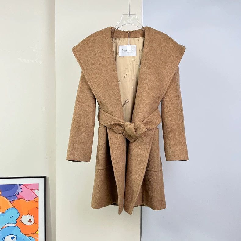 Max Mara Max Mara Brown woolen coat Size S / US 4 / IT 40 - 2 Thumbnail