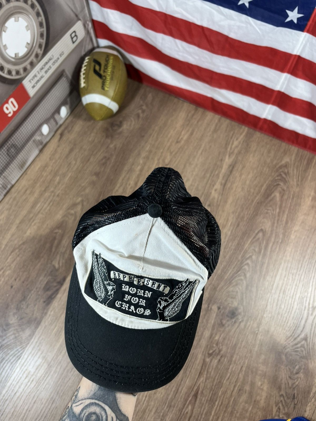 Represent Clo. Represnt Born For Chaos Hat One Size Size ONE SIZE - 6 Thumbnail