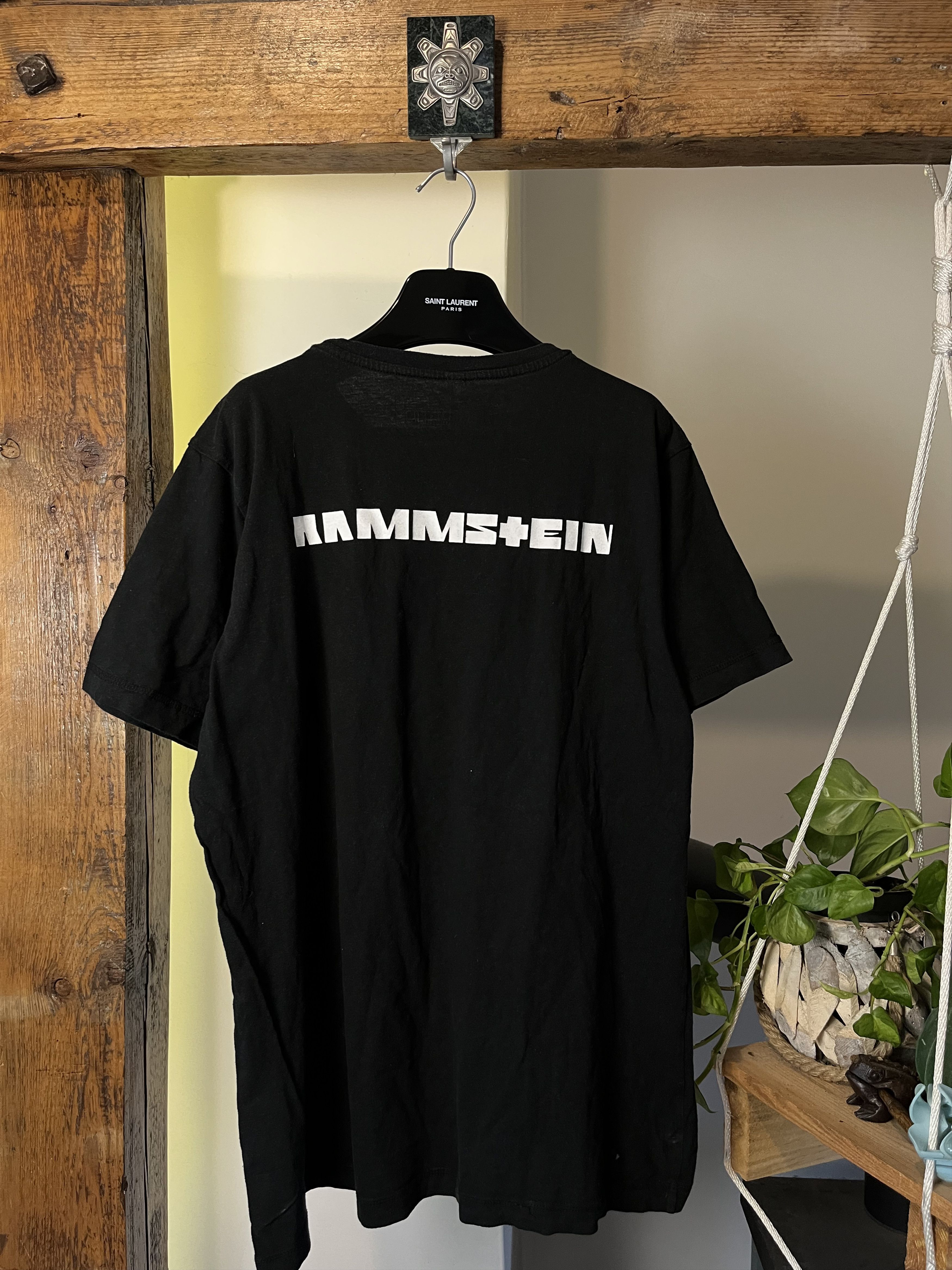 Band Tees × Vintage Y2K Vintage Rammstein Links 2-3-4 Promo Ant Graphic Tee Size US XL / EU 56 / 4 - 2 Thumbnail