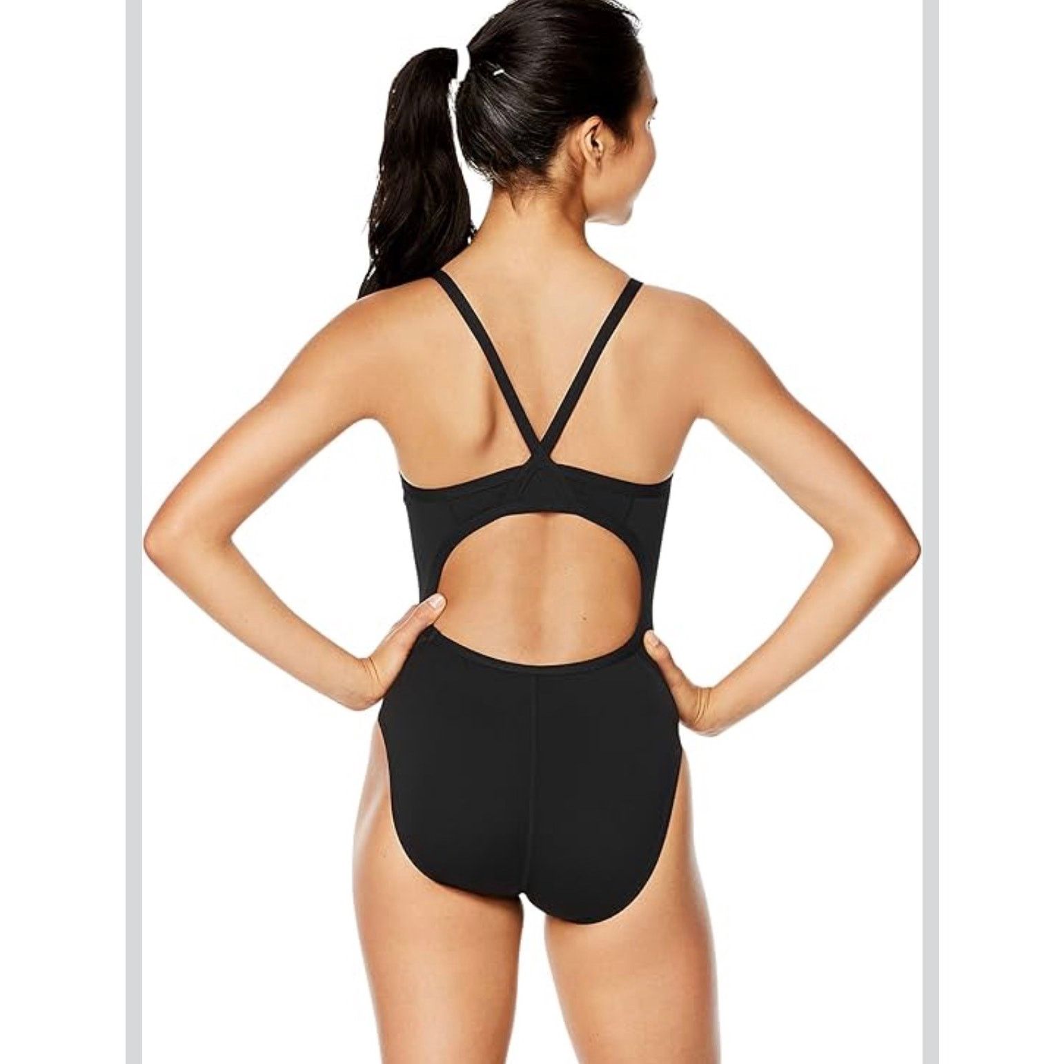 Speedo Speedo Women's Swimsuit One Piece Proit Flyback Black XS 30 Size ONE SIZE - 2 Thumbnail