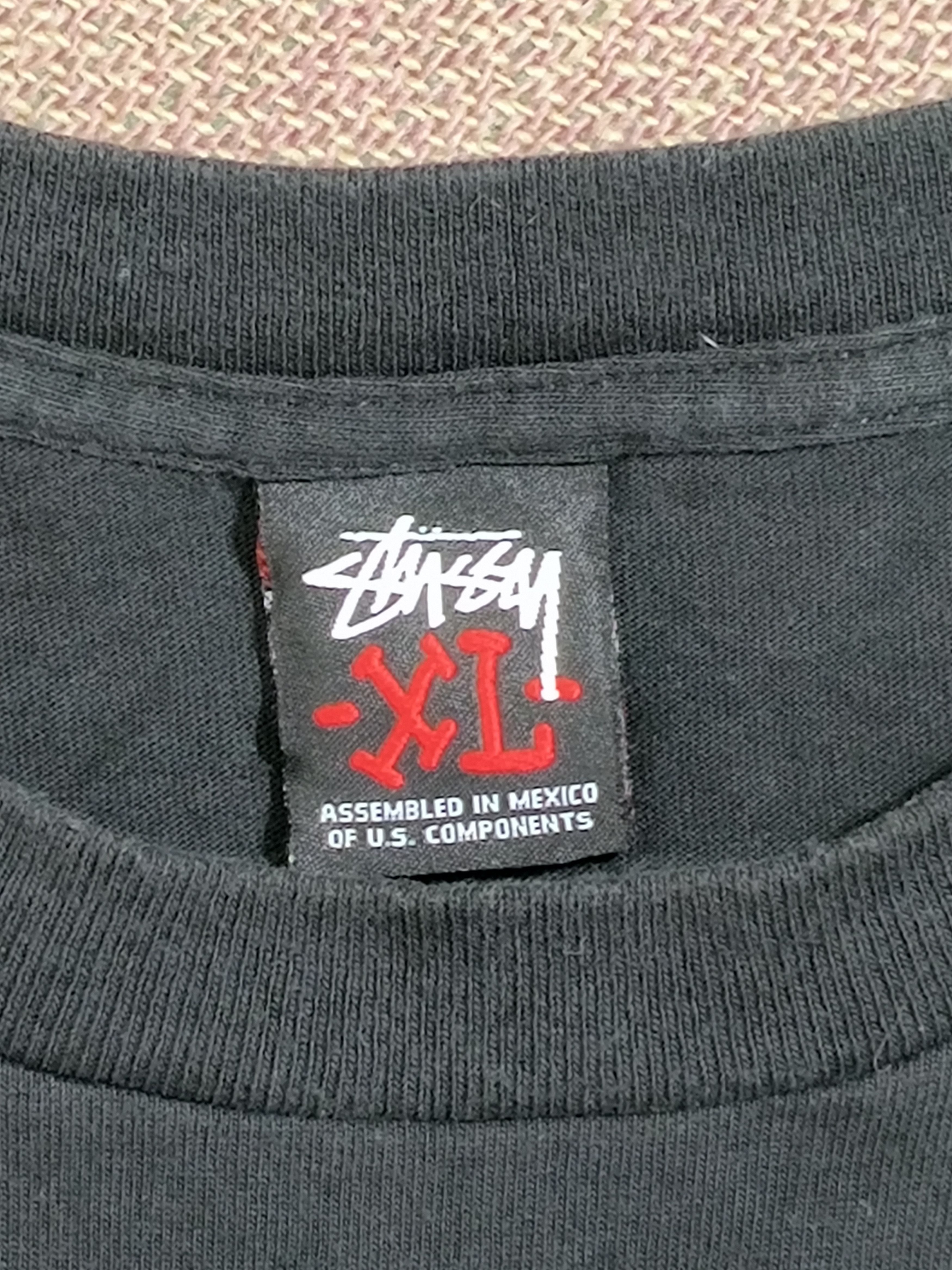 Stussy Vintage Y2K Stussy smile paint skate rock tee Size US XL / EU 56 / 4 - 3 Thumbnail