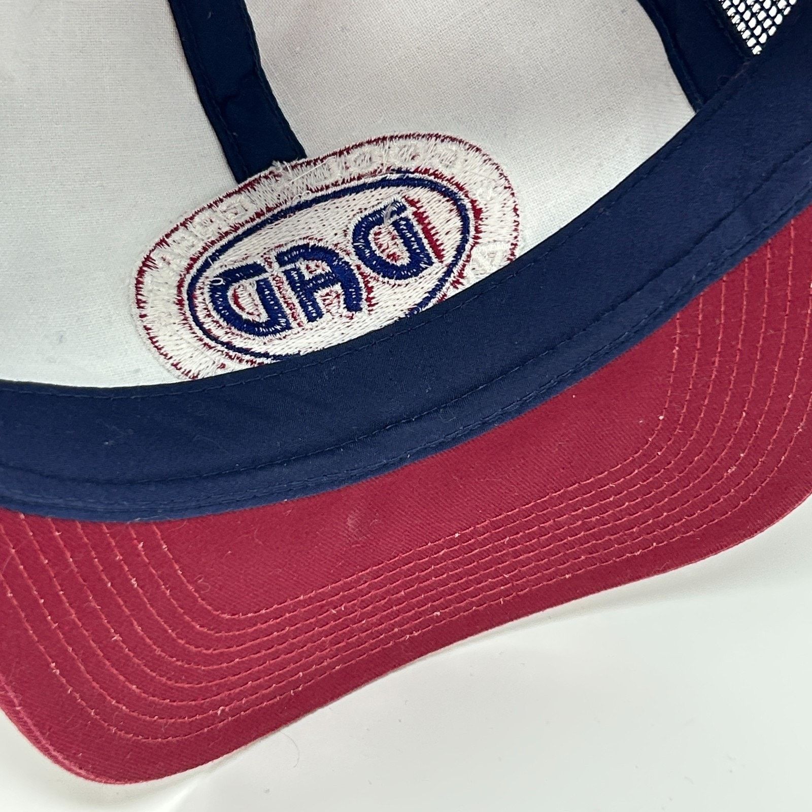 Vintage Vintage 90s Cool Great Awesome Dad Trucker Hat Cap Blue Size ONE SIZE - 5 Thumbnail