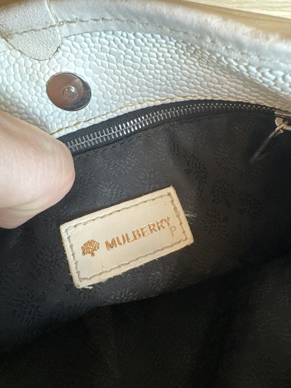 Mulberry Mulberry Small Hand Bag White Leather Size ONE SIZE - 7 Thumbnail