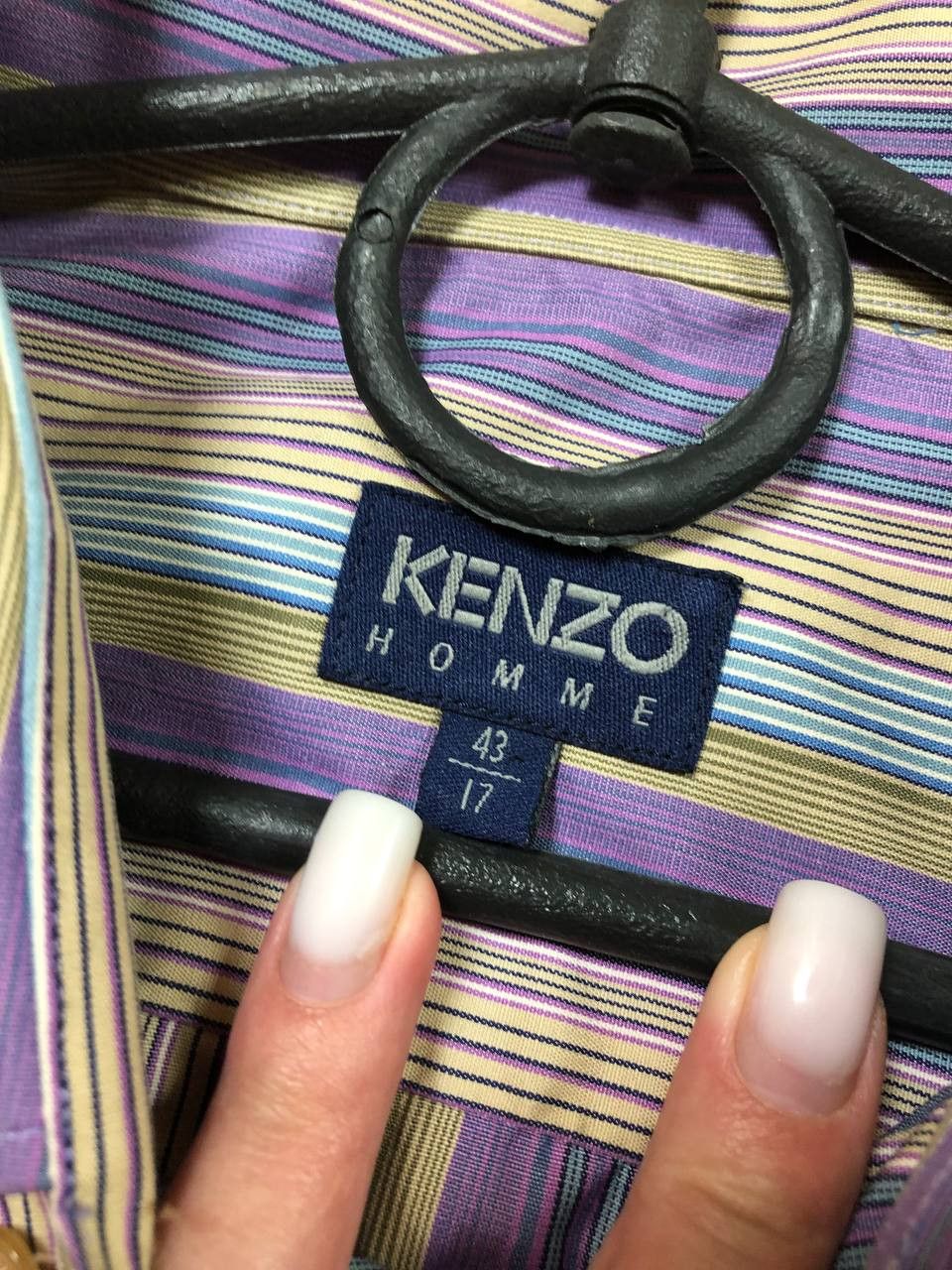 Kenzo × Vintage Long Sleeve Button Down Shirt Stiped Collared Size US L / EU 52-54 / 3 - 11 Thumbnail