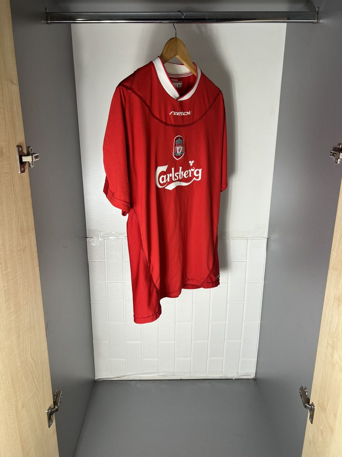 Reebok VINTAGE REEBOK FC LIVERPOOL ENGLAND SOCCER JERSEY RETRO 90s Size US XL / EU 56 / 4 - 4 Thumbnail