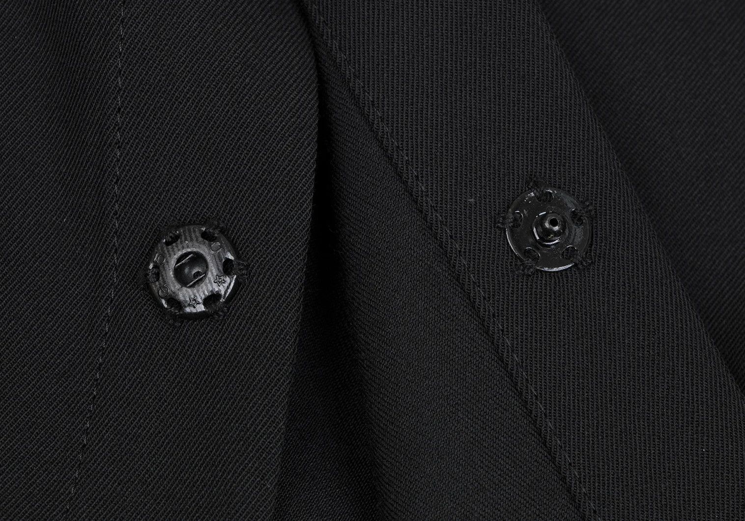 Yohji Yamamoto Yohji Yamamoto Wool Gabardine No-Collar Coat Size US XL / EU 56 / 4 - 9 Thumbnail