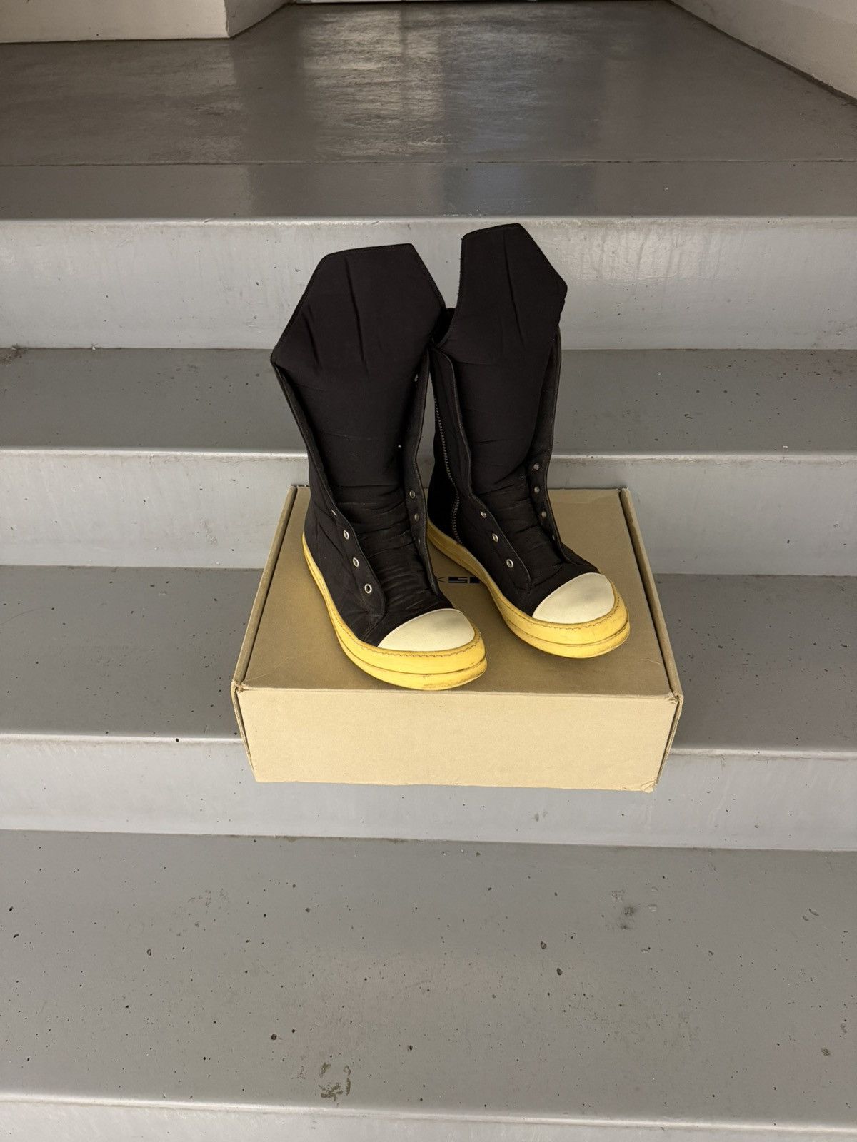 Rick Owens Drkshdw Rick Owens Drkshdw Ramones With Box Size US 8 / EU 41 - 1 Thumbnail