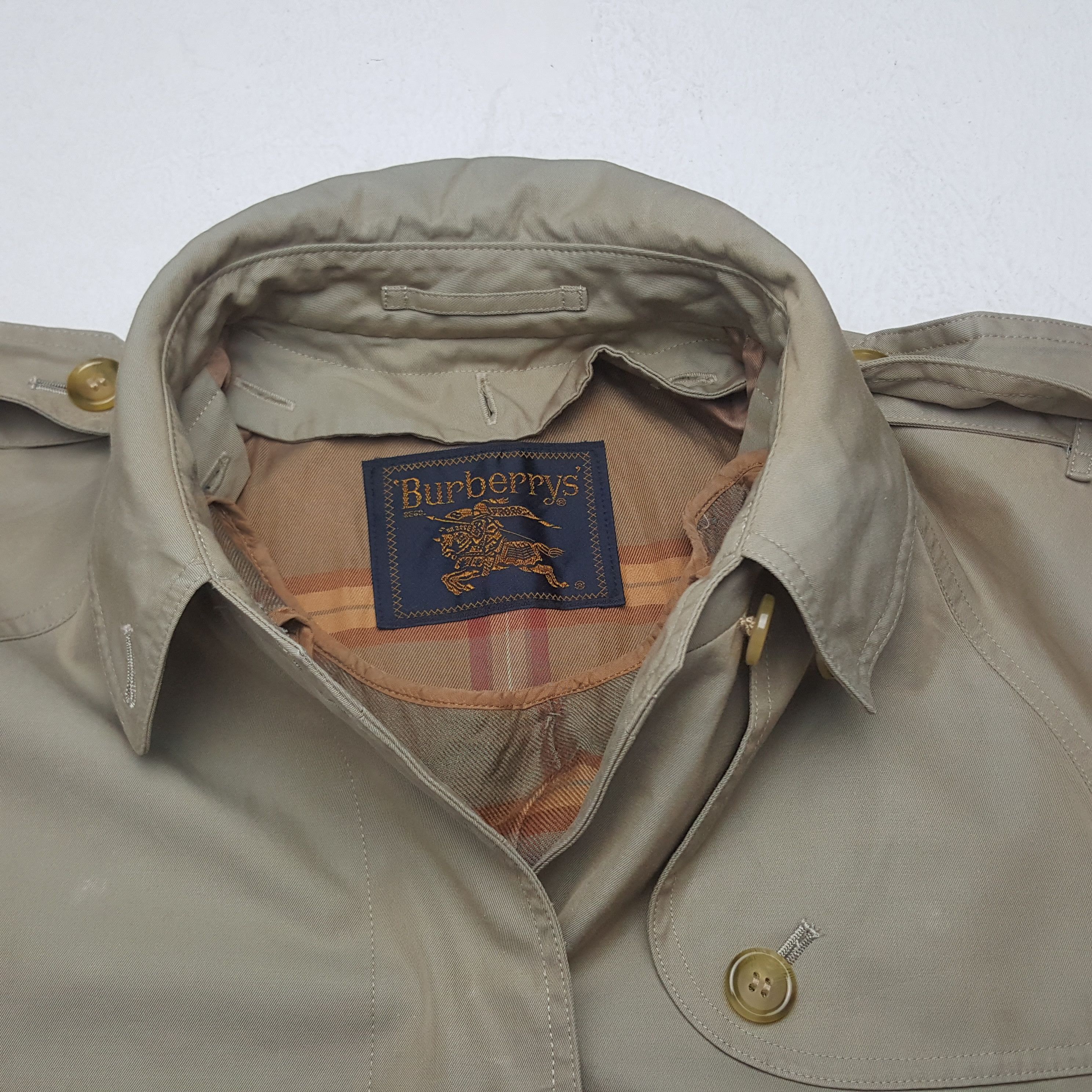 Burberry × Japanese Brand × Vintage Vintage Burberrys Trench Cost Japan Jacket Size US M / EU 48-50 / 2 - 4 Thumbnail