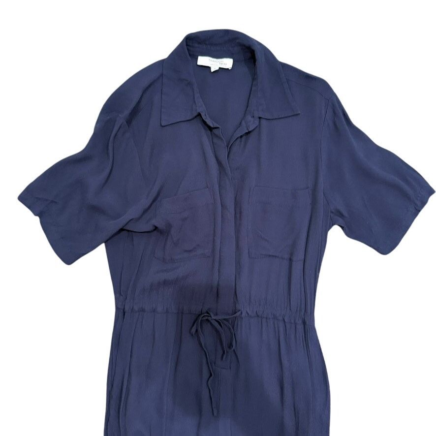 THAKOON Thakoon x RTR Short Sleeve Jumpsuit in Navy, Size US 2 Size 26" / US 2 / IT 38 - 5 Thumbnail