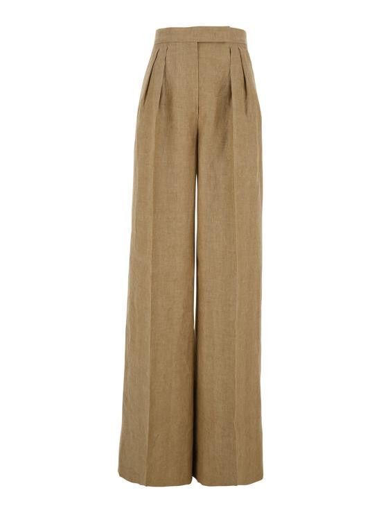 Max Mara MAX MARA Women Straight Pants 2511131062600001 Beige Size 30" / US 8 / IT 44 - 1 Thumbnail