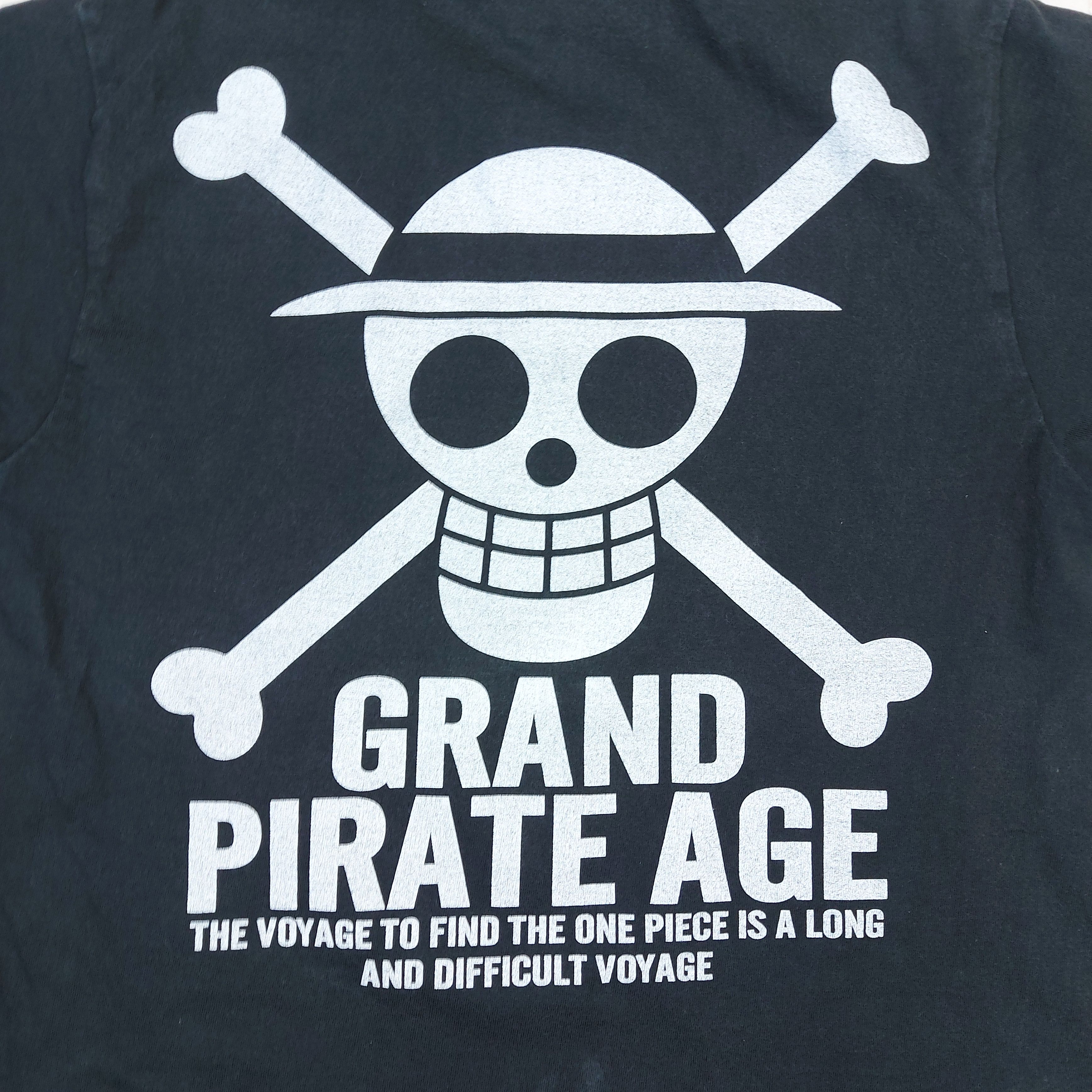 Anime Vintage Y2K One Piece Grand Pirate Age Manga Anime TEE Size US S / EU 44-46 / 1 - 8 Thumbnail