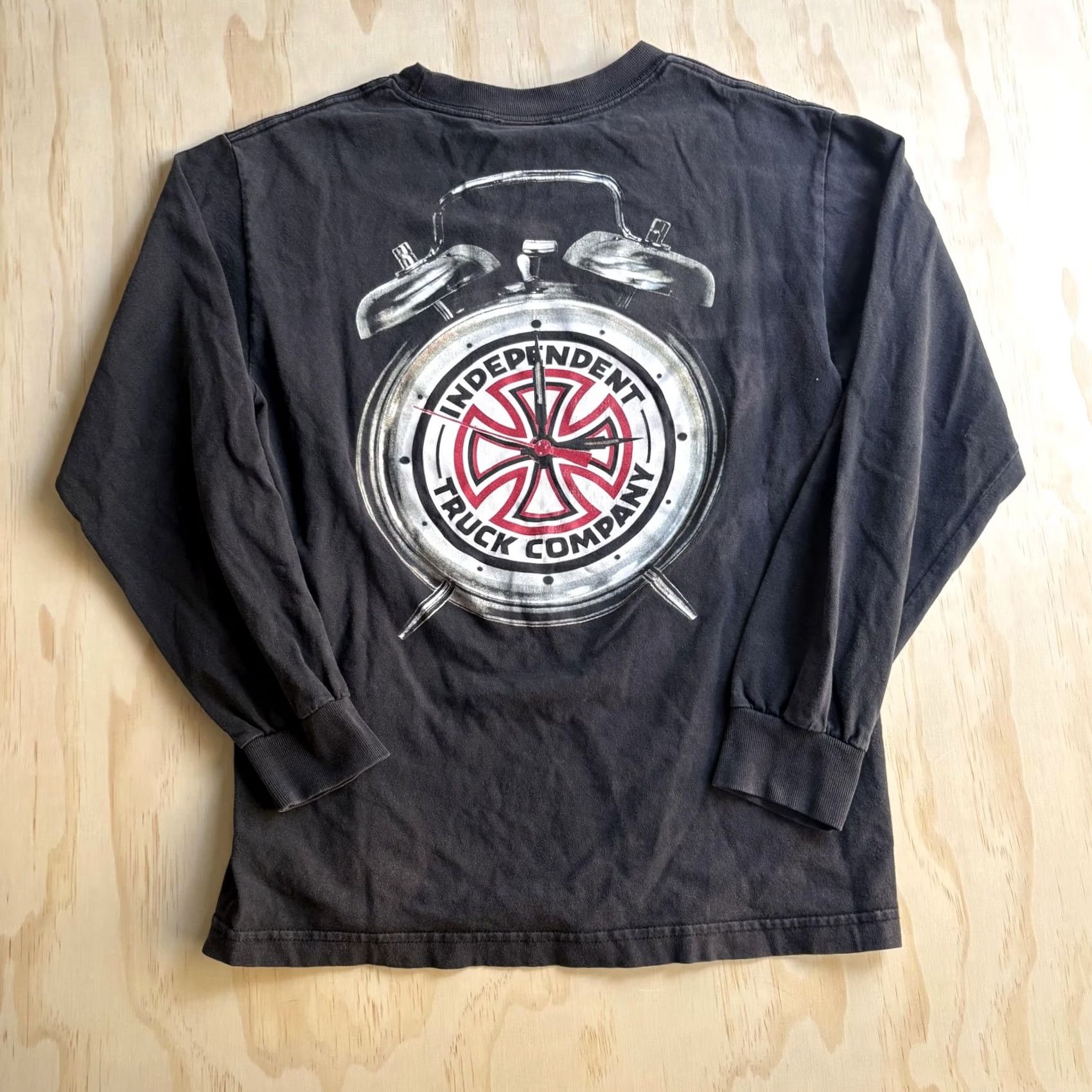 Thrasher Thrasher Shirt Mens Large Black Time To Grind Graphic Long Sleeve Tee T-Shirt Size US L / EU 52-54 / 3 - 6 Thumbnail