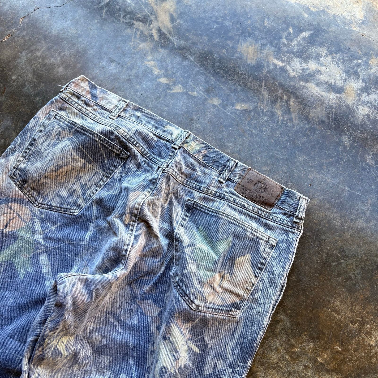 Wrangler Faded Vintage Baggy Camo Wrangler Double Knee jeans Size US 40 / EU 56 - 2 Thumbnail