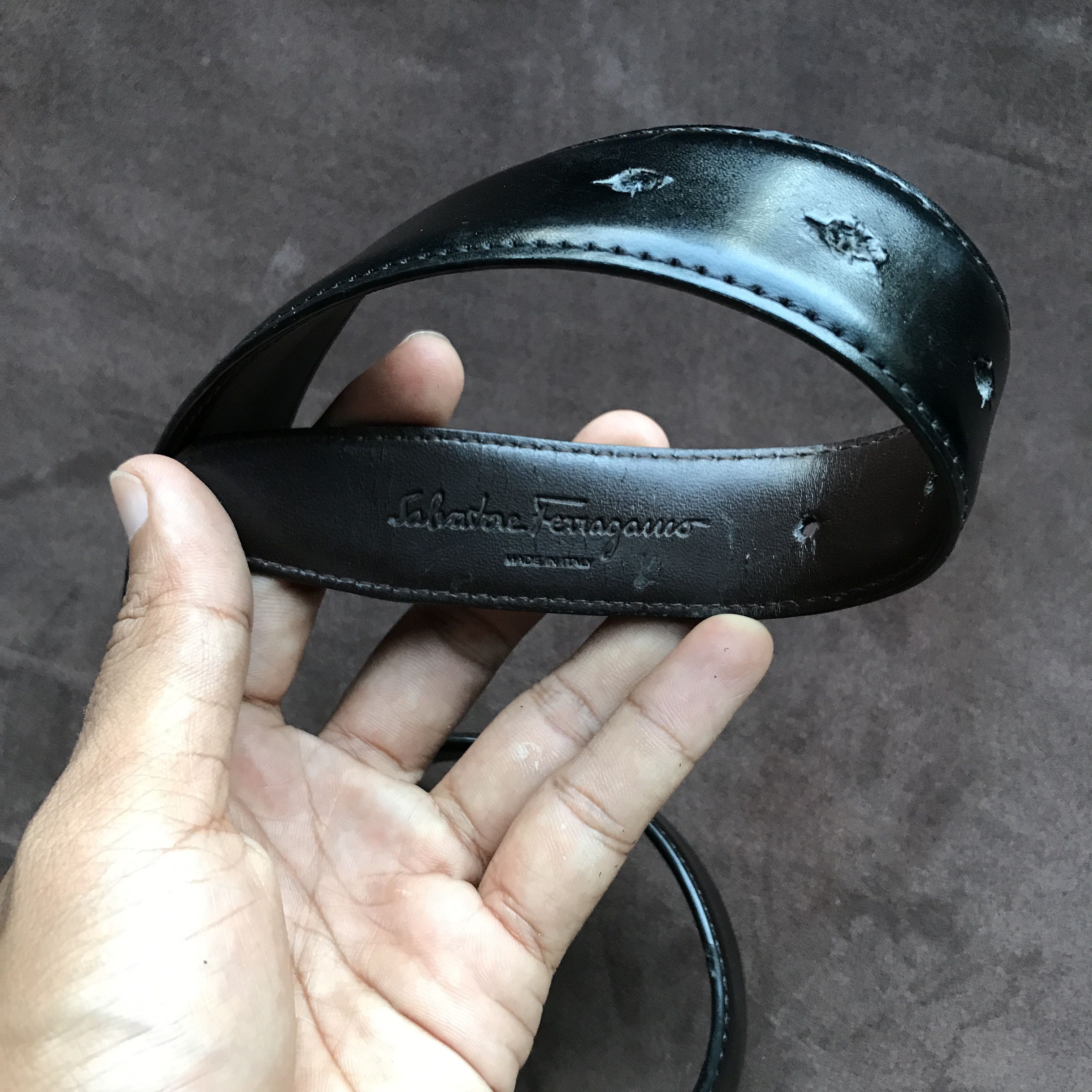 Salvatore Ferragamo Salvatore Ferragamo leather belt Size ONE SIZE - 4 Thumbnail